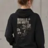 "World On Mute" Heavy Blend Unisex Pullover Hoodie
