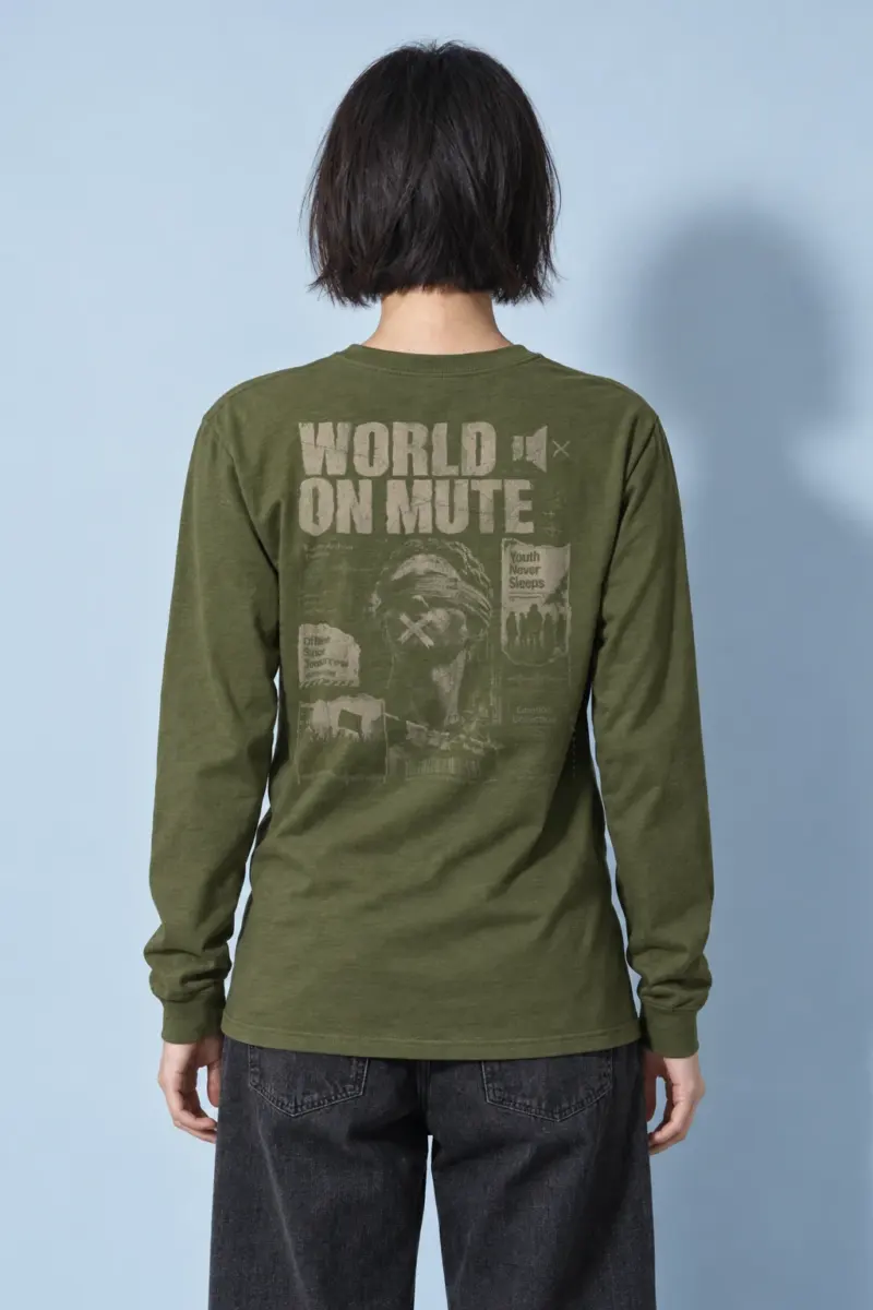 "World On Mute" Unisex Longsleeve T-shirt