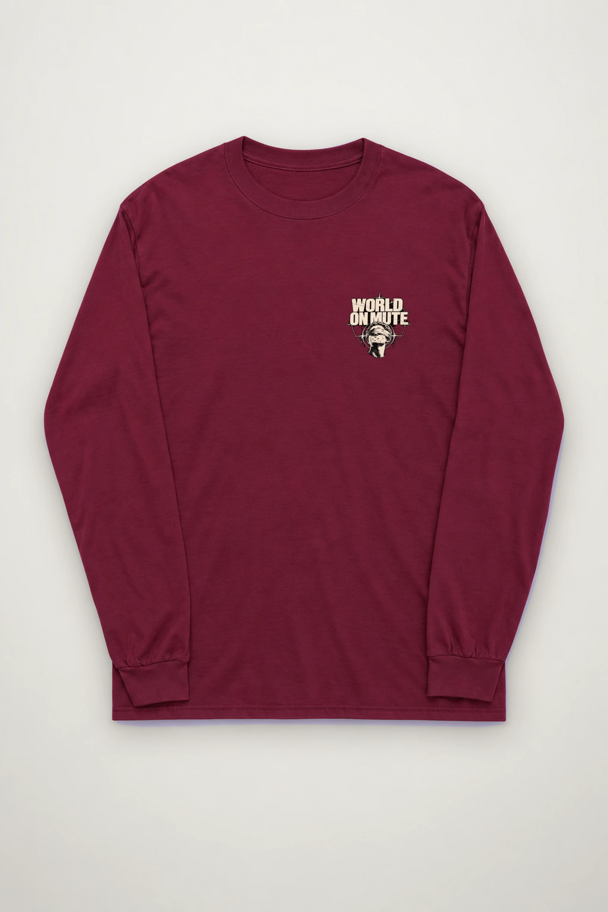 "World On Mute" Unisex Longsleeve T-shirt