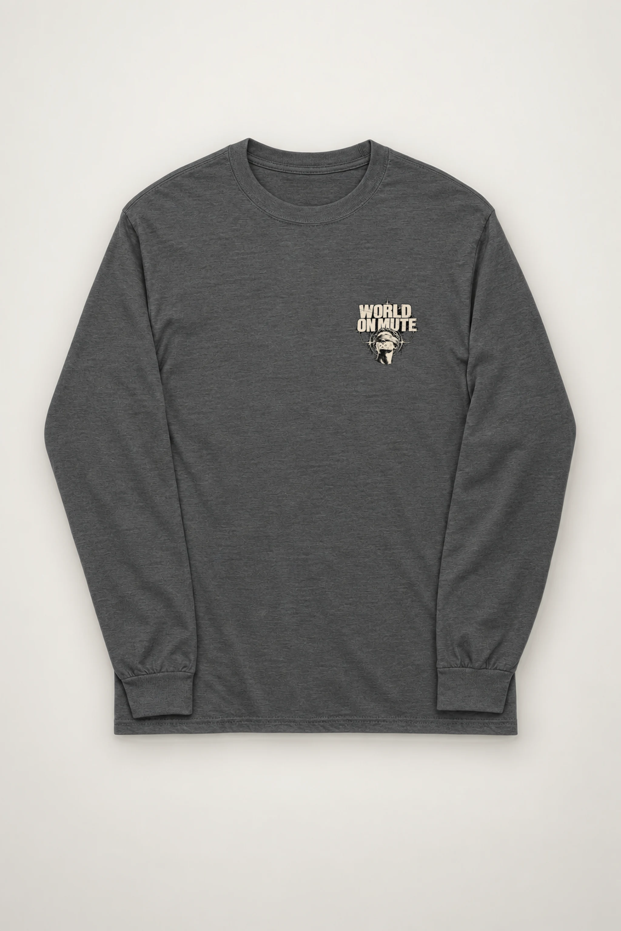 "World On Mute" Unisex Longsleeve T-shirt