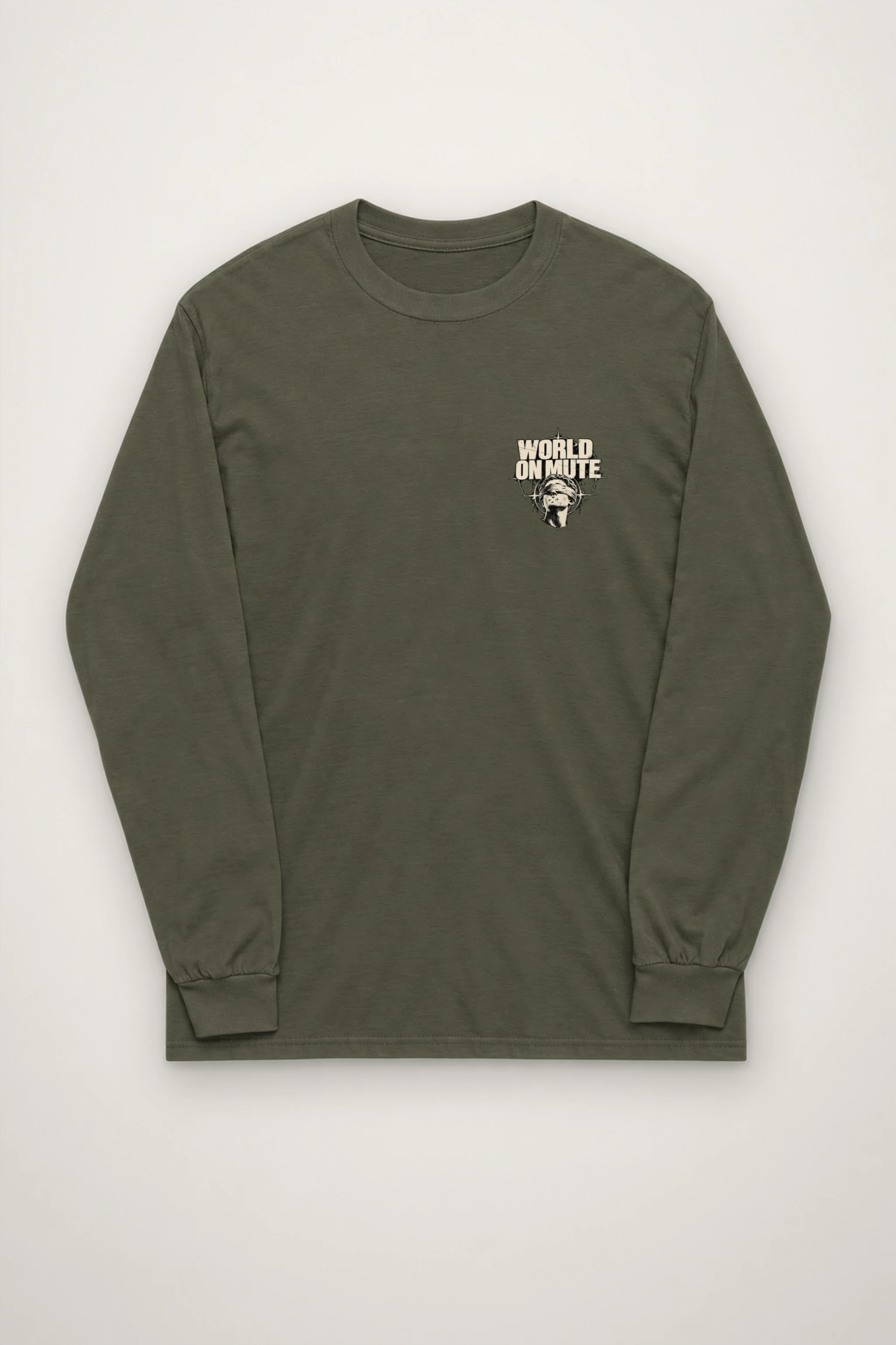 "World On Mute" Unisex Longsleeve T-shirt