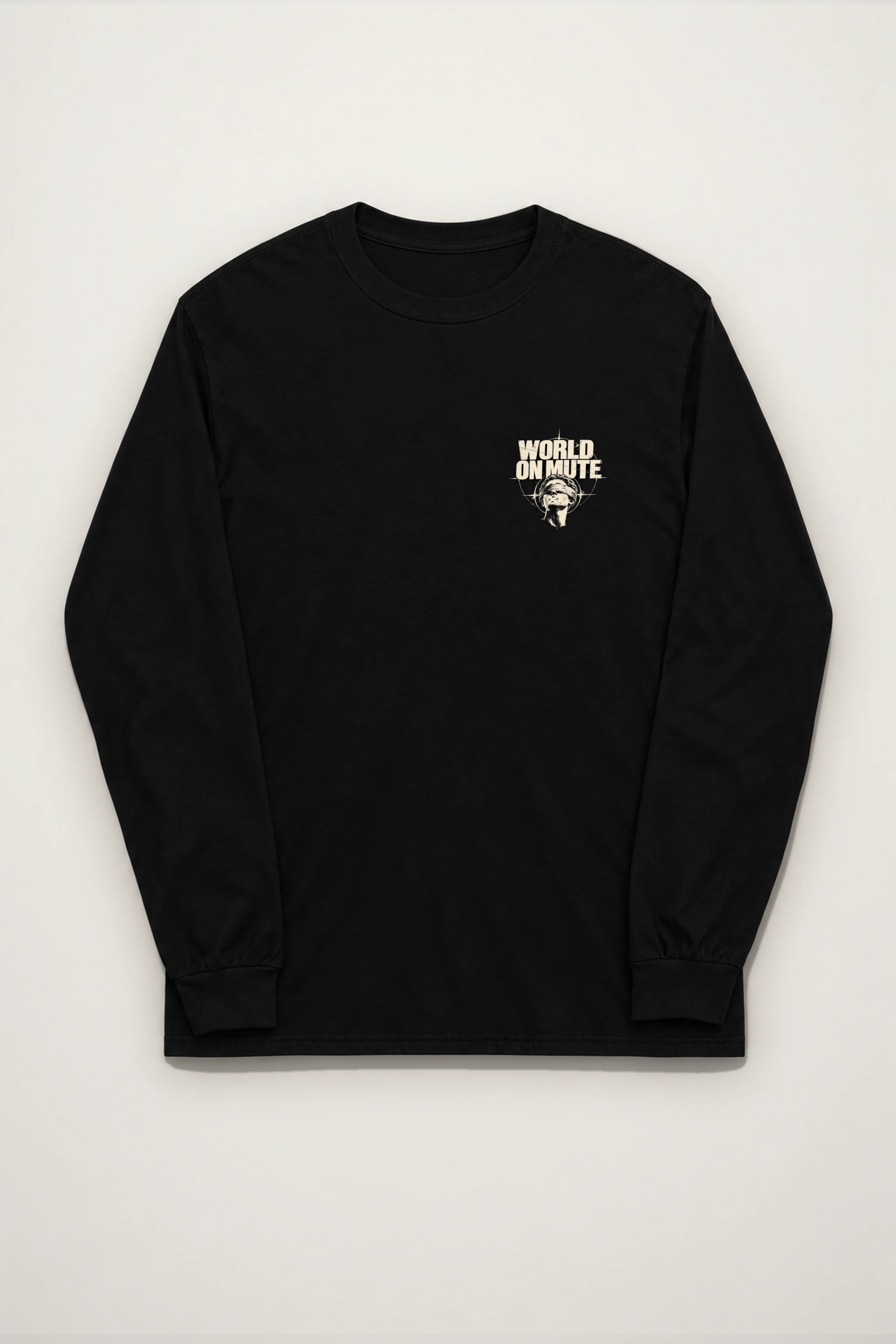 "World On Mute" Unisex Longsleeve T-shirt