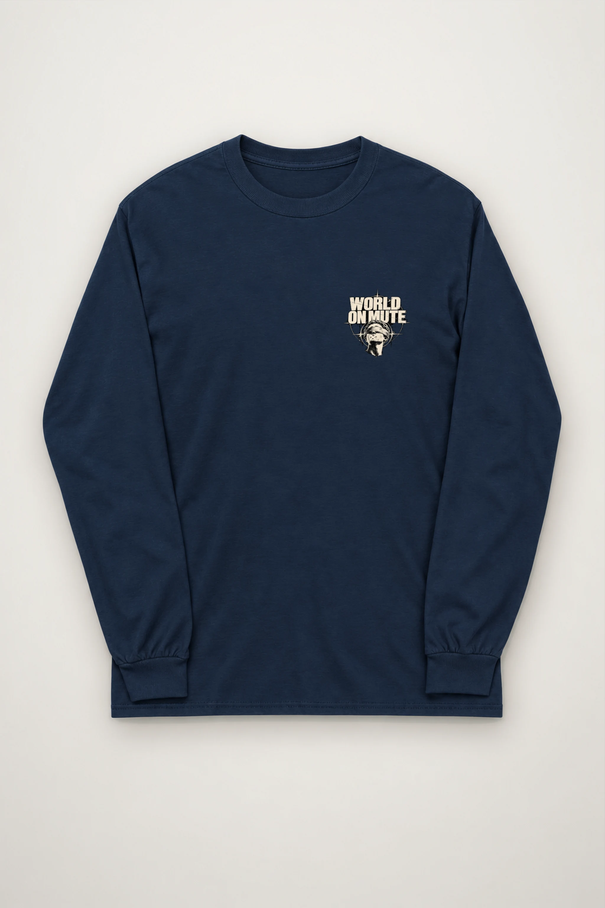 "World On Mute" Unisex Longsleeve T-shirt