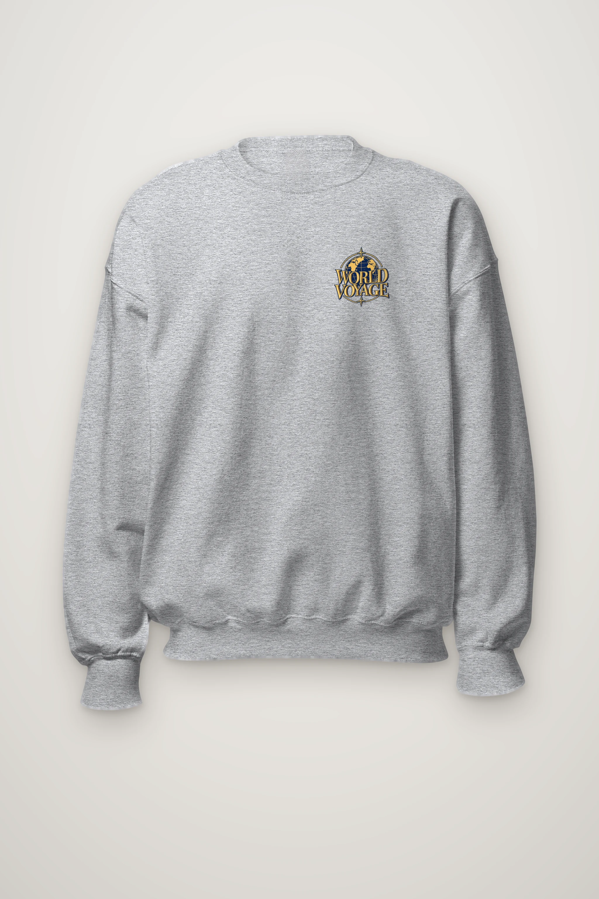 "World Voyage" Heavy Blend Unisex Crewneck Sweatshirt