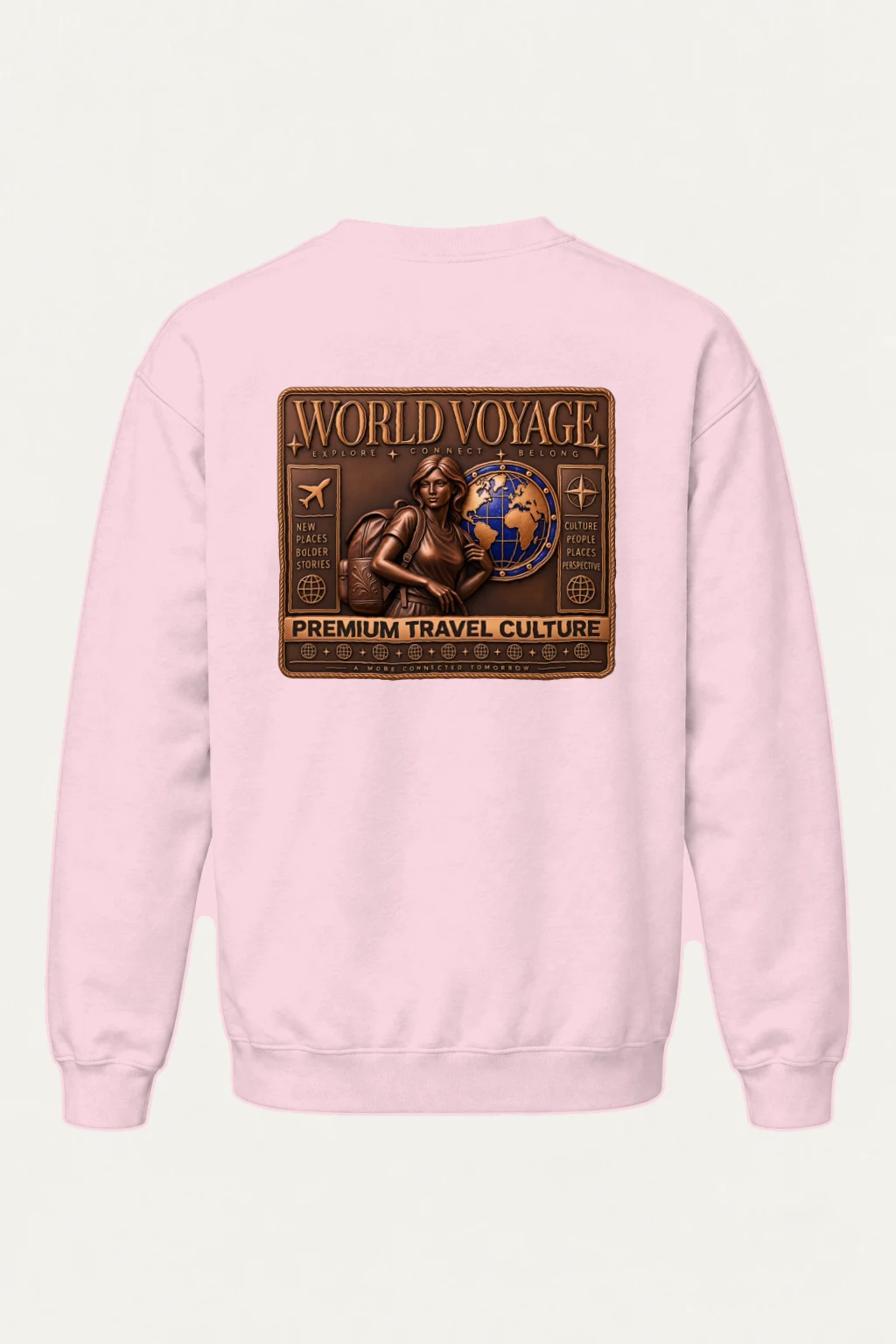 "World Voyage" Heavy Blend Unisex Crewneck Sweatshirt | Gildan 18000