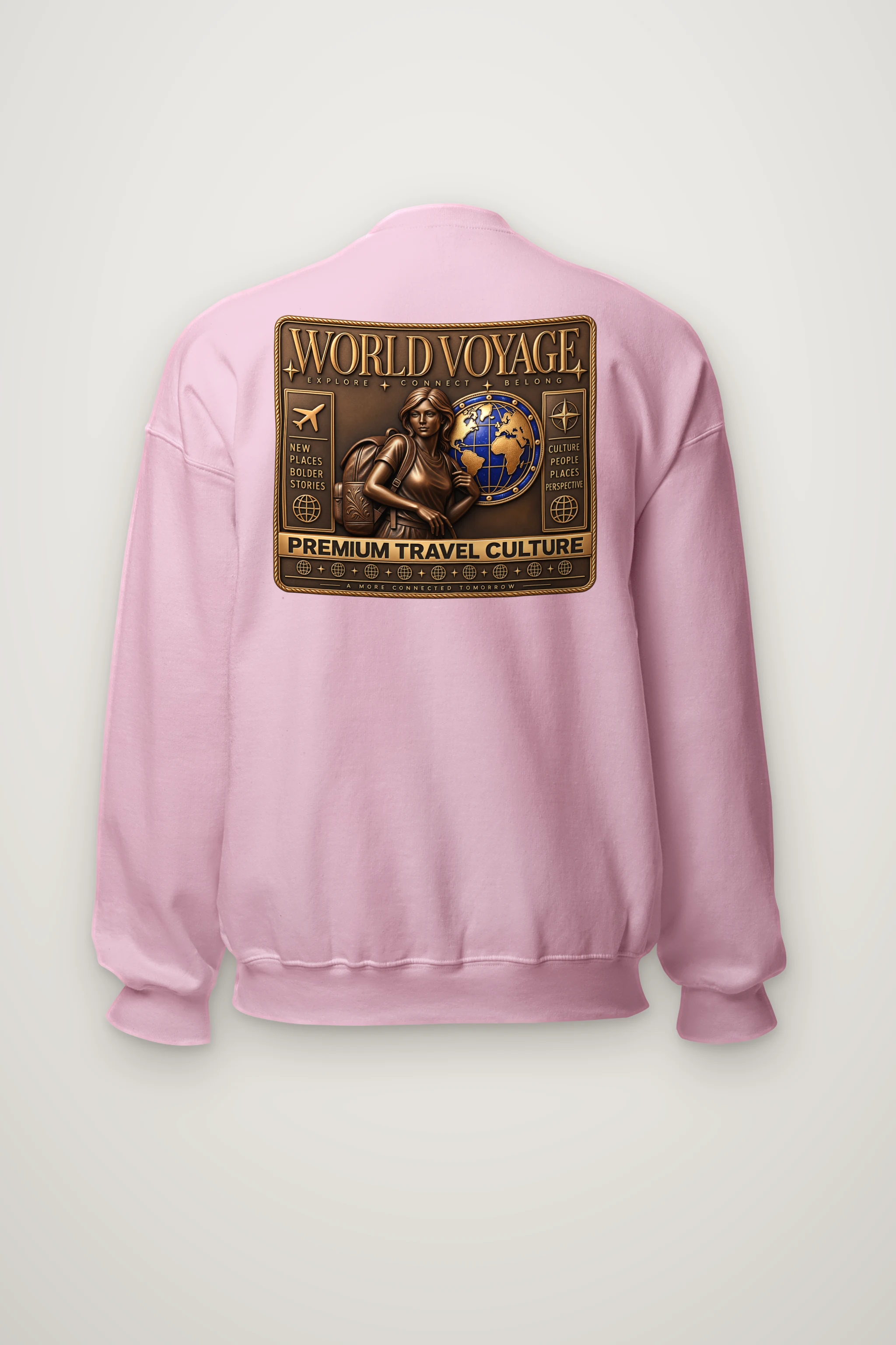 "World Voyage" Heavy Blend Unisex Crewneck Sweatshirt