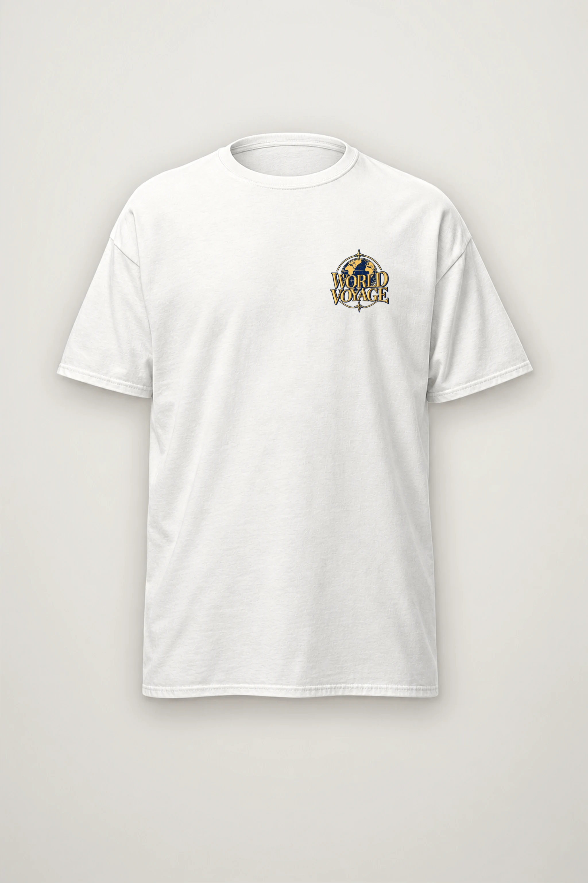 "World Voyage" Heavyweight Unisex Crewneck T-shirt