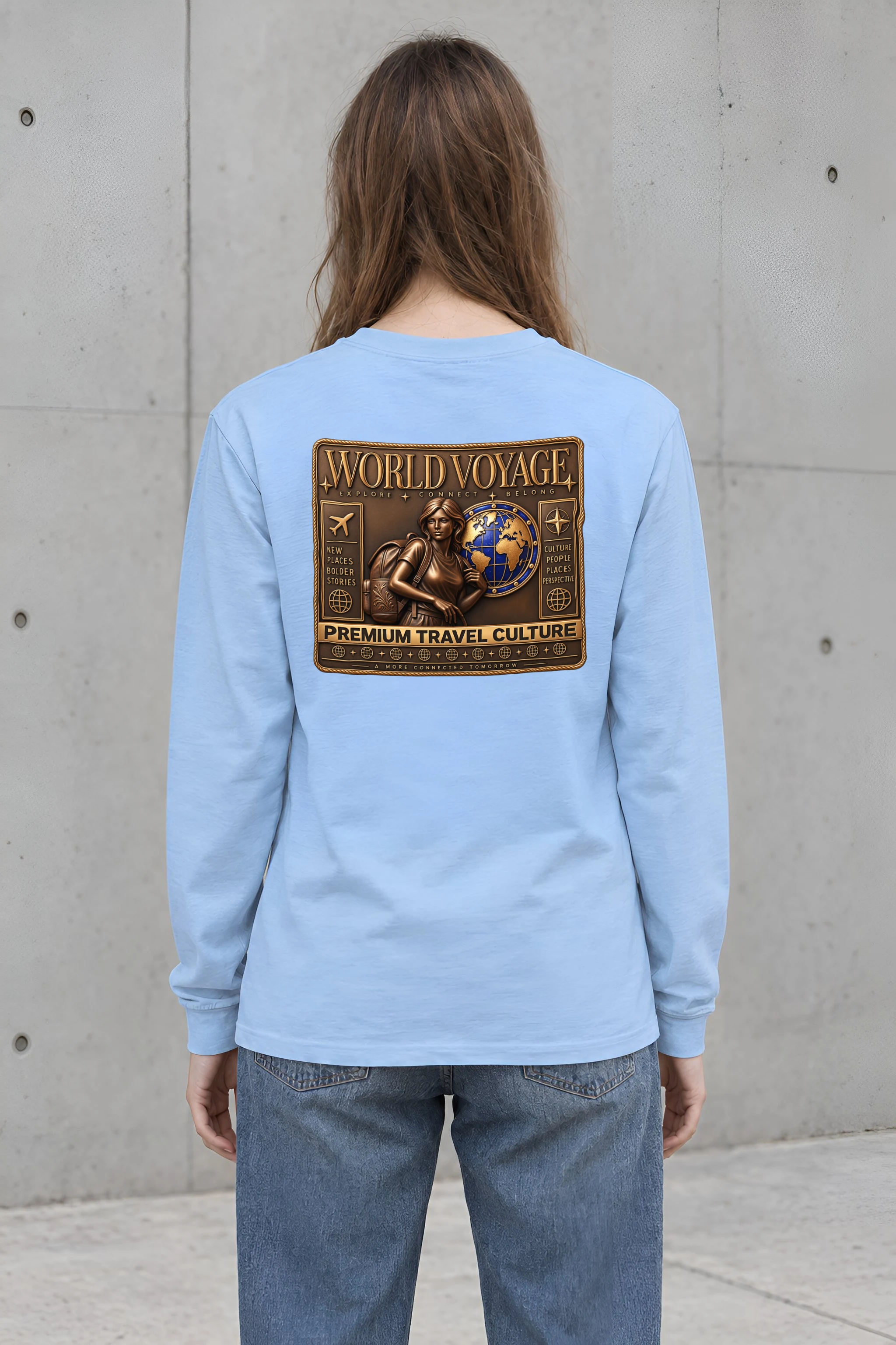 "World Voyage" Unisex Longsleeve T-shirt