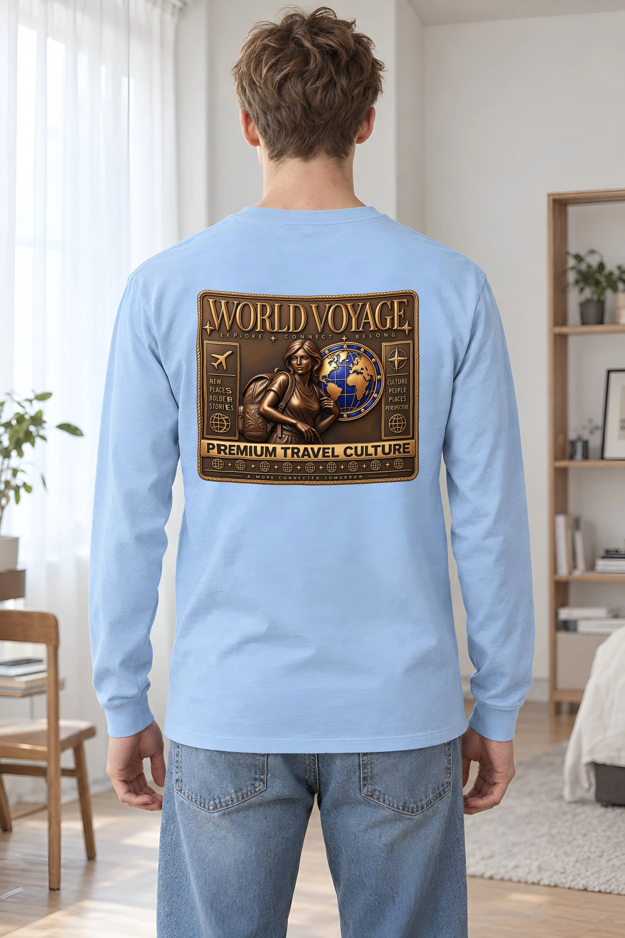 "World Voyage" Unisex Longsleeve T-shirt