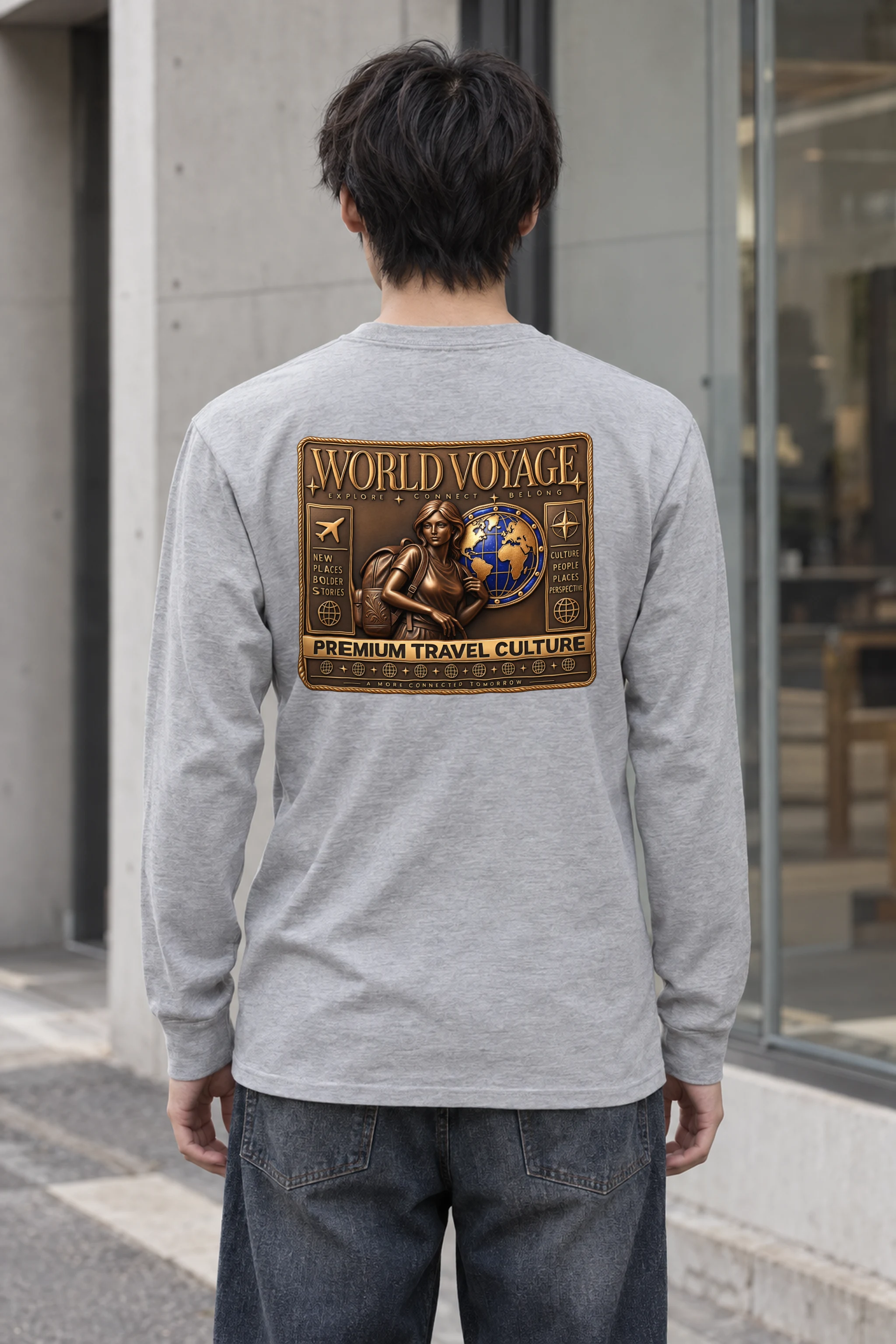 "World Voyage" Unisex Longsleeve T-shirt