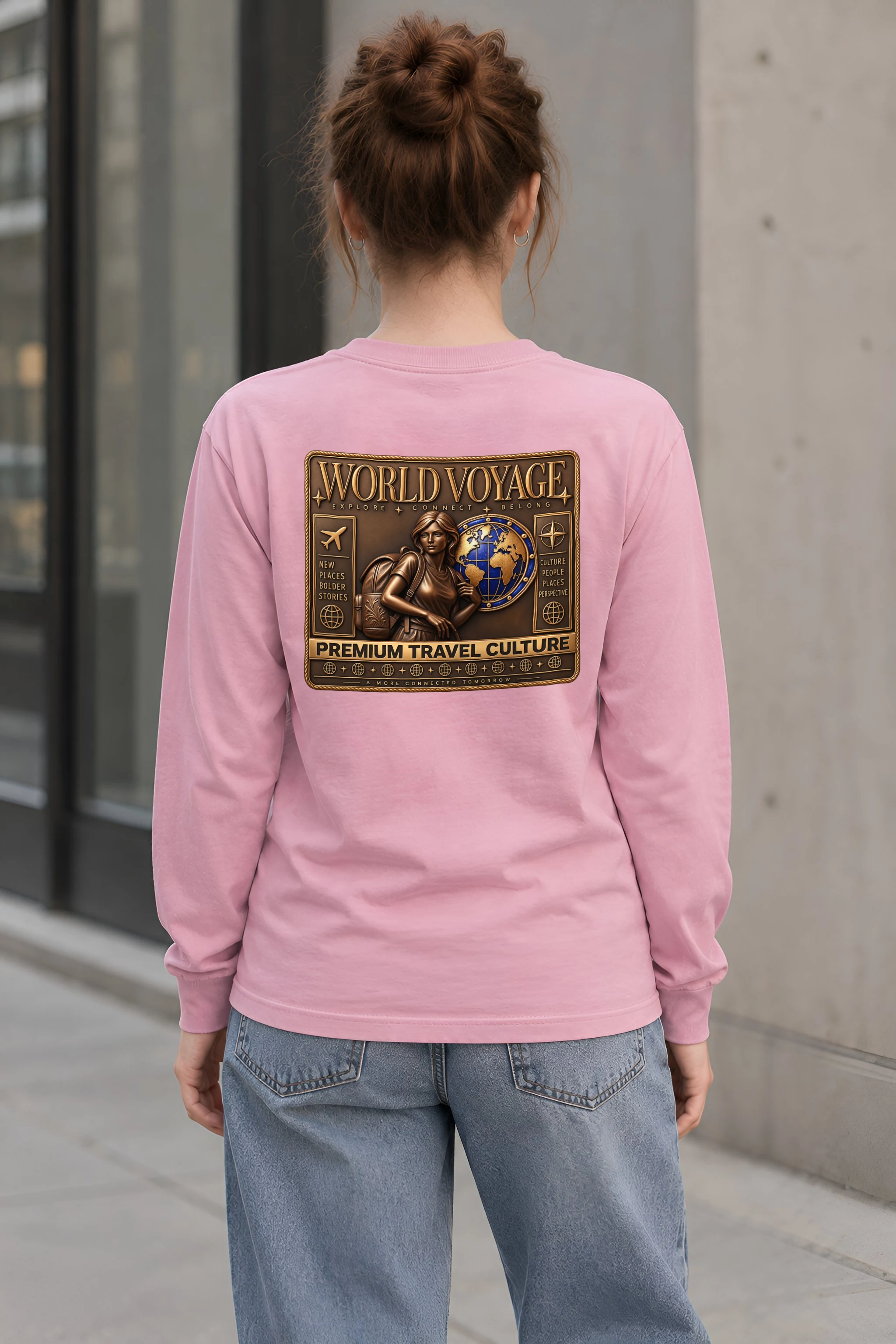 "World Voyage" Unisex Longsleeve T-shirt