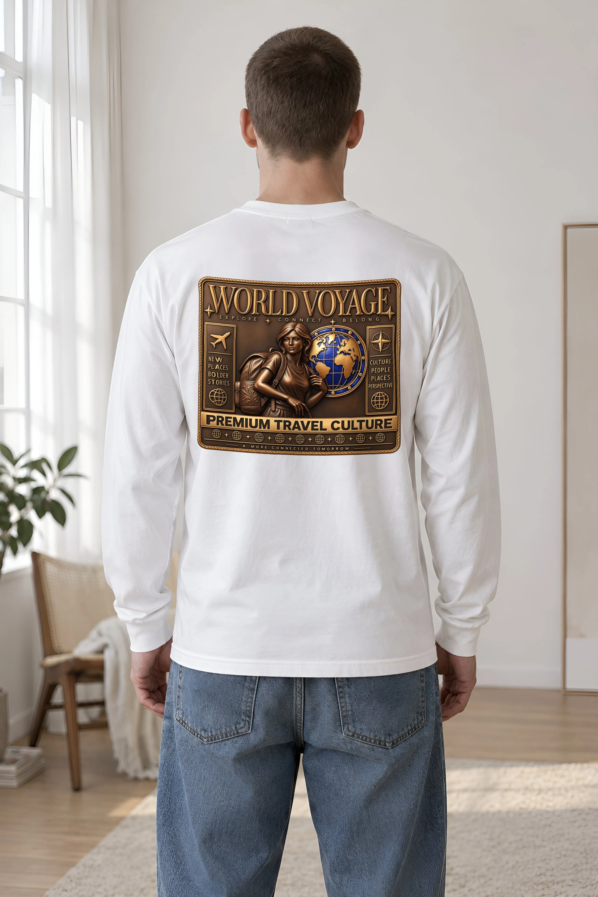 "World Voyage" Unisex Longsleeve T-shirt