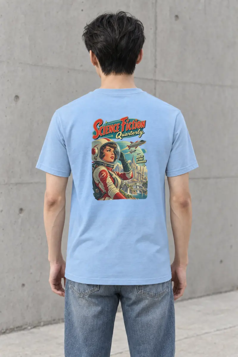 "Worlds Beyond Tomorrow" Heavyweight Unisex Crewneck T-shirt