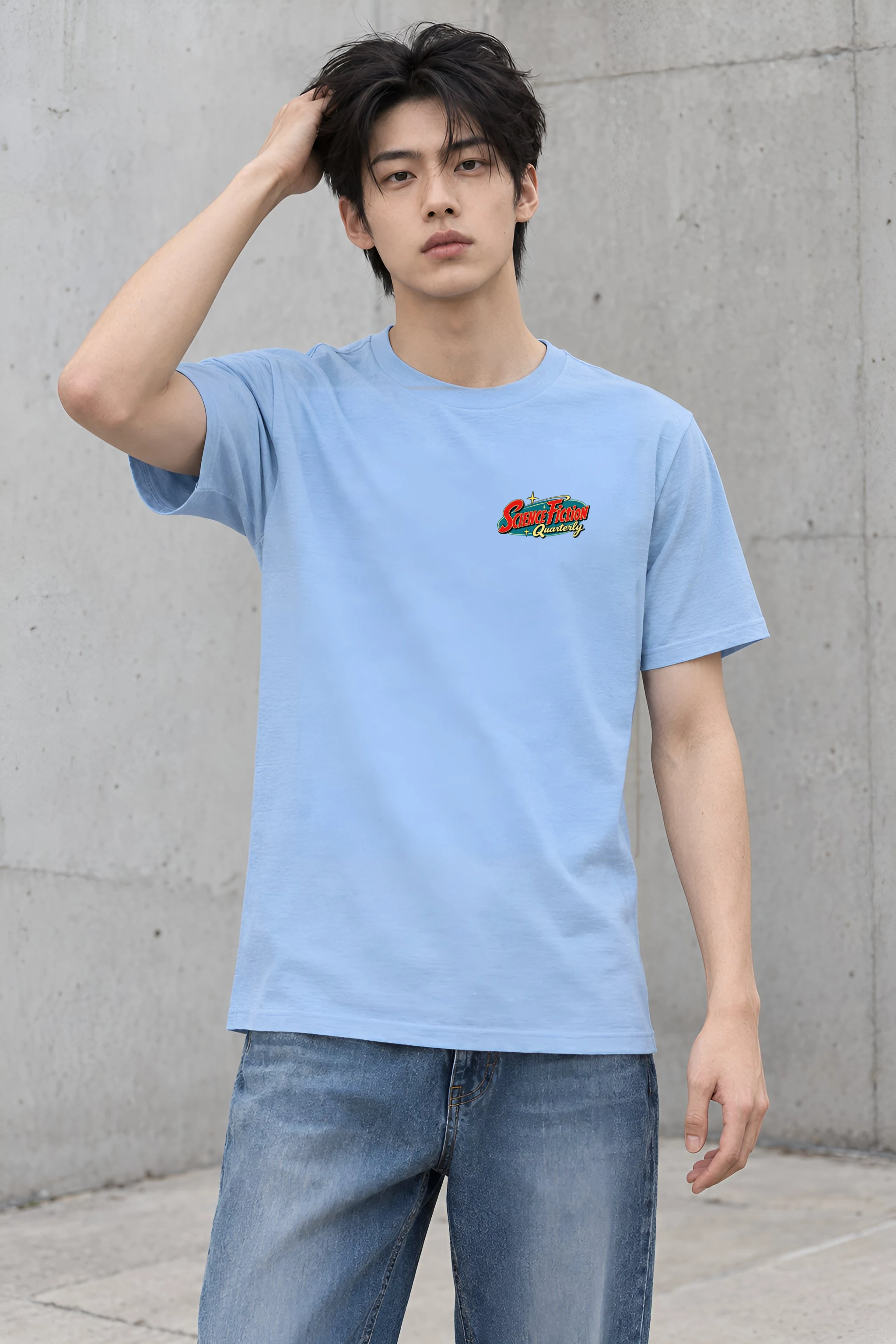 "Worlds Beyond Tomorrow" Heavyweight Unisex Crewneck T-shirt