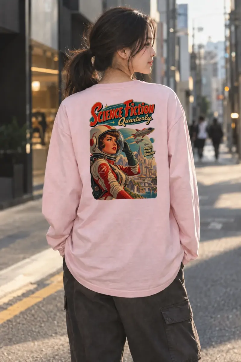 "Worlds Beyond Tomorrow" Unisex Longsleeve T-shirt | Gildan 2400