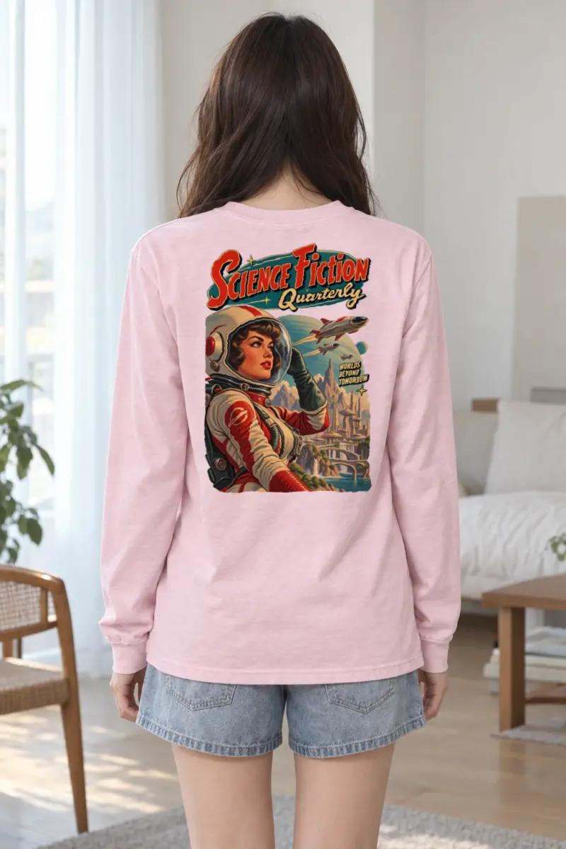 "Worlds Beyond Tomorrow" Unisex Longsleeve T-shirt | Gildan 2400