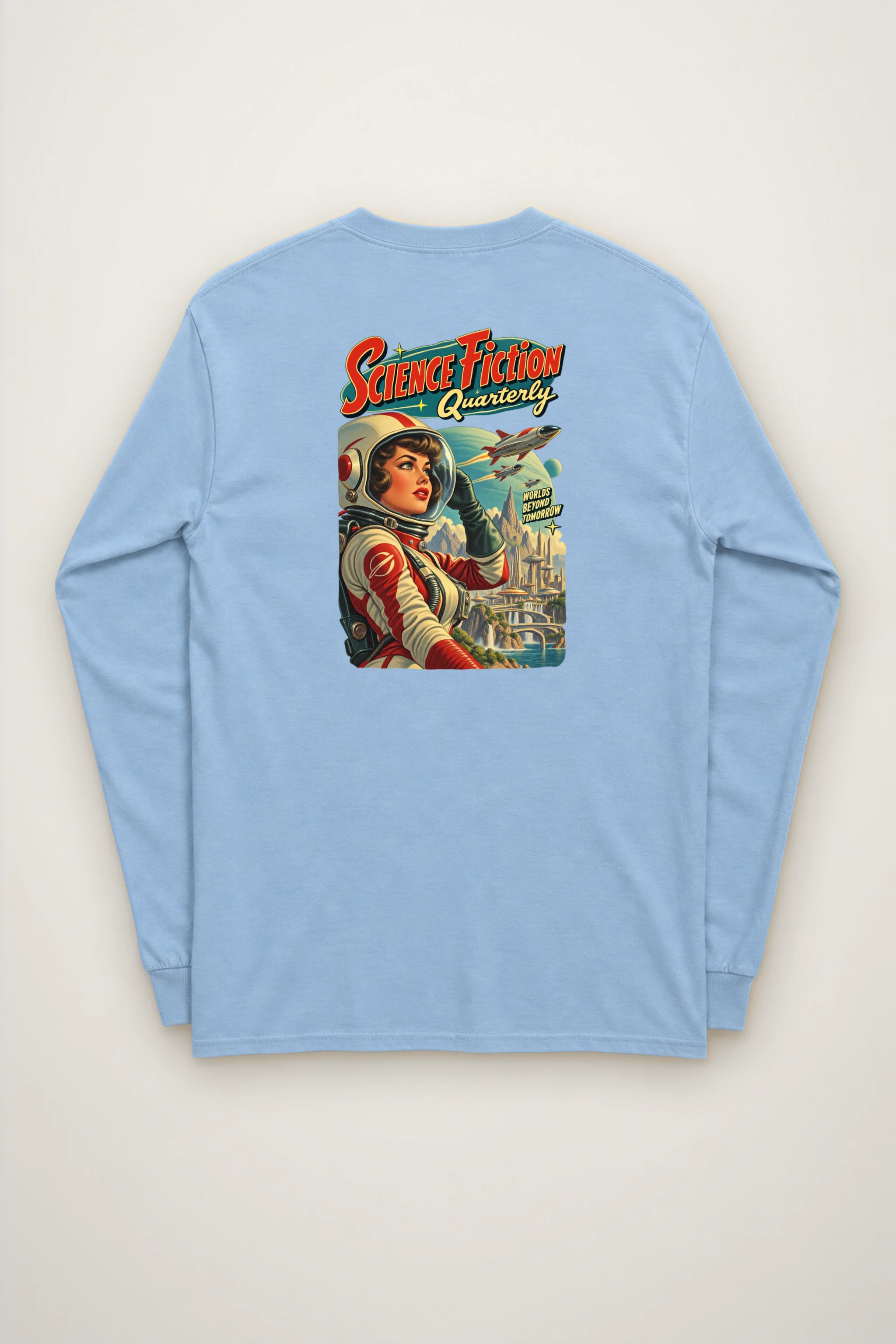 "Worlds Beyond Tomorrow" Unisex Longsleeve T-shirt
