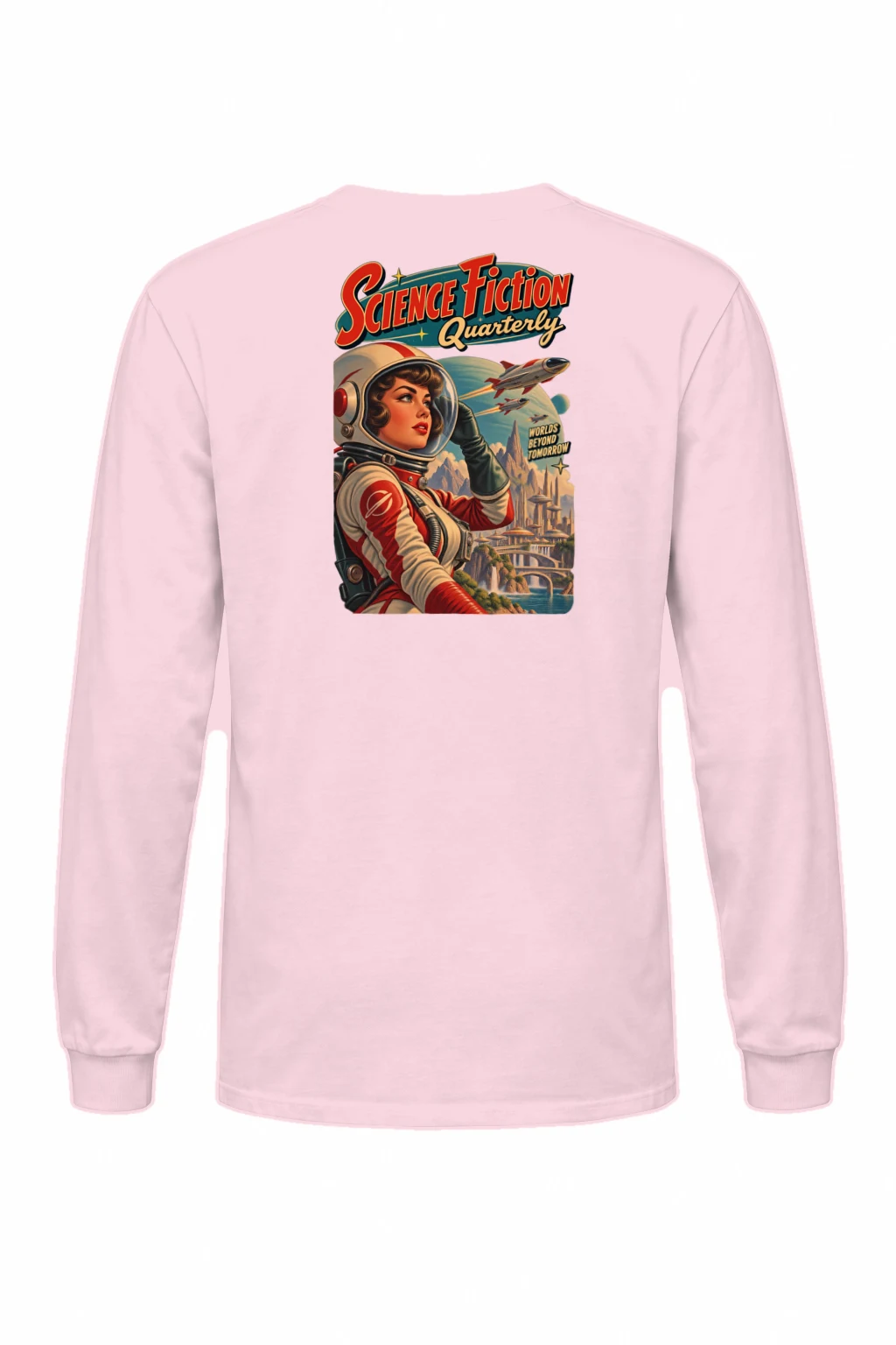 "Worlds Beyond Tomorrow" Unisex Longsleeve T-shirt | Gildan 2400