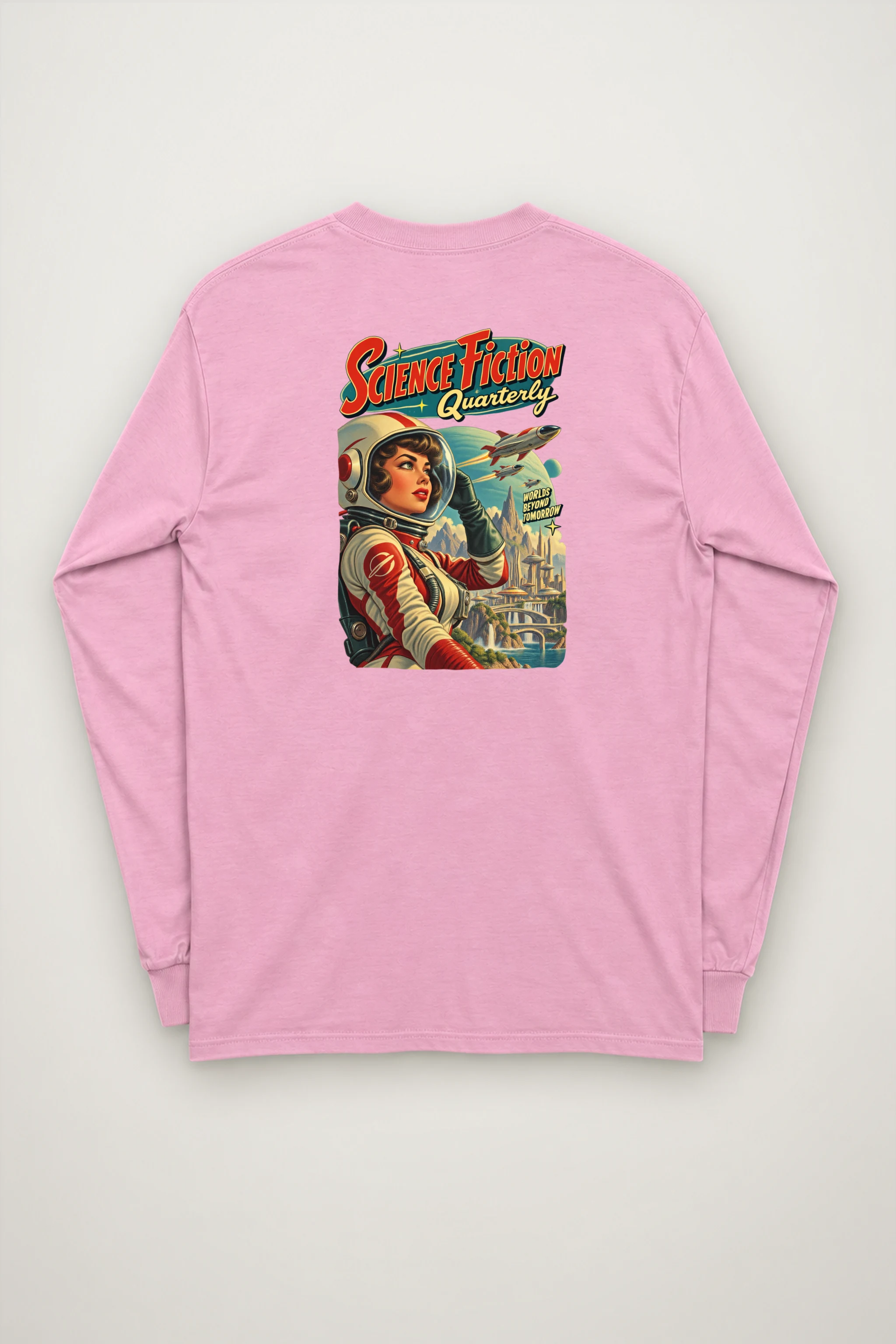 "Worlds Beyond Tomorrow" Unisex Longsleeve T-shirt