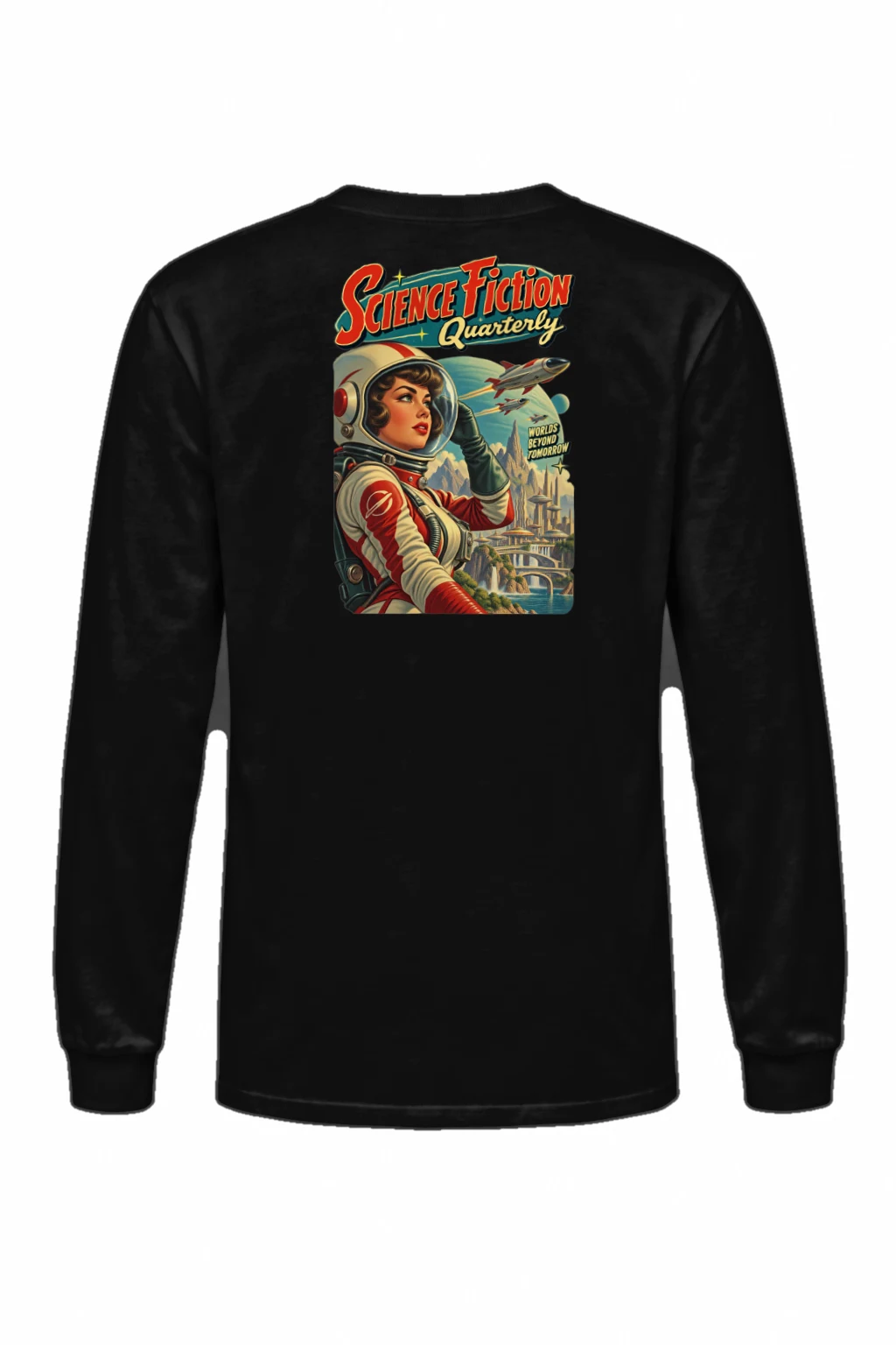 "Worlds Beyond Tomorrow" Unisex Longsleeve T-shirt | Gildan 2400