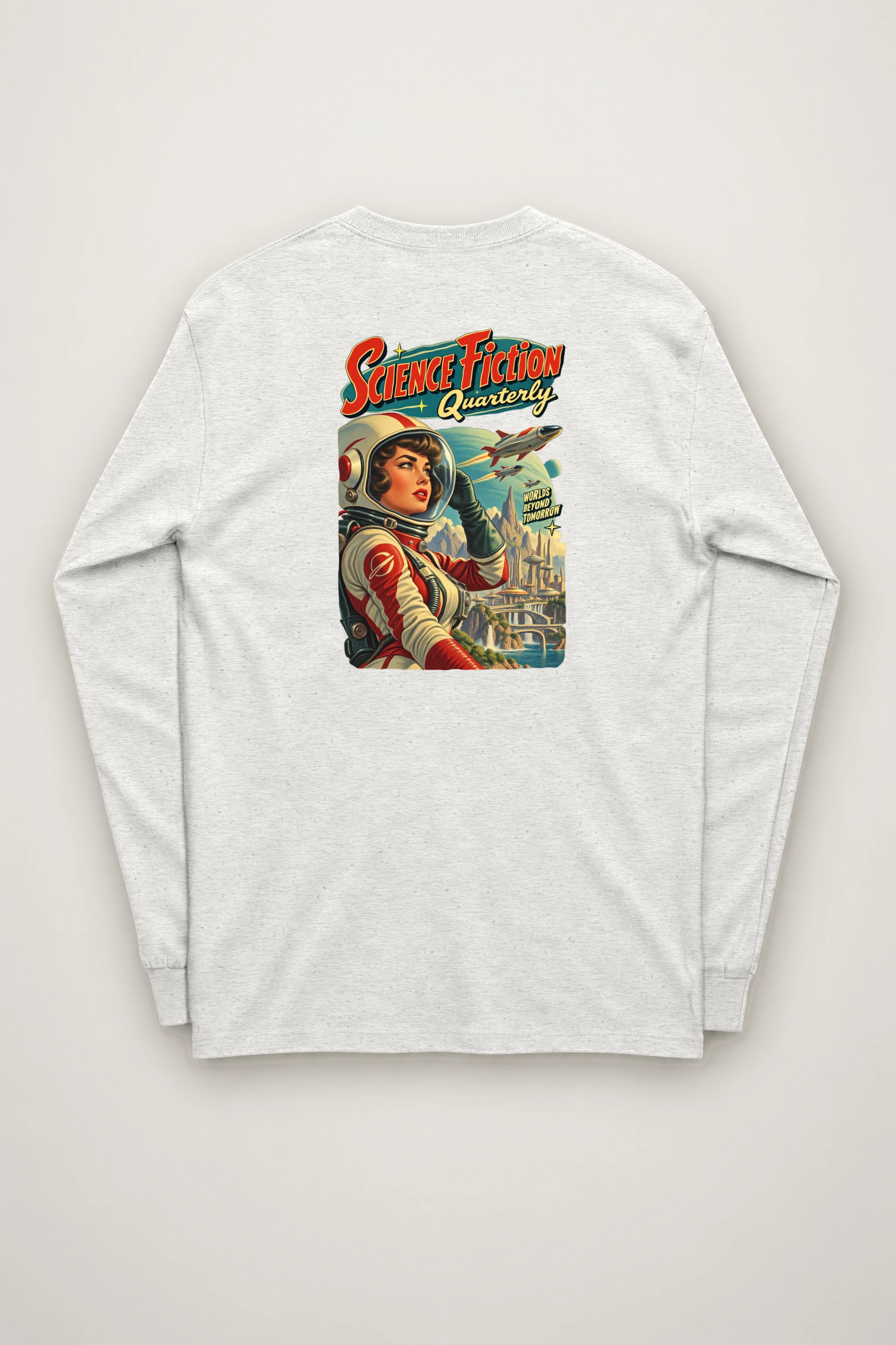 "Worlds Beyond Tomorrow" Unisex Longsleeve T-shirt