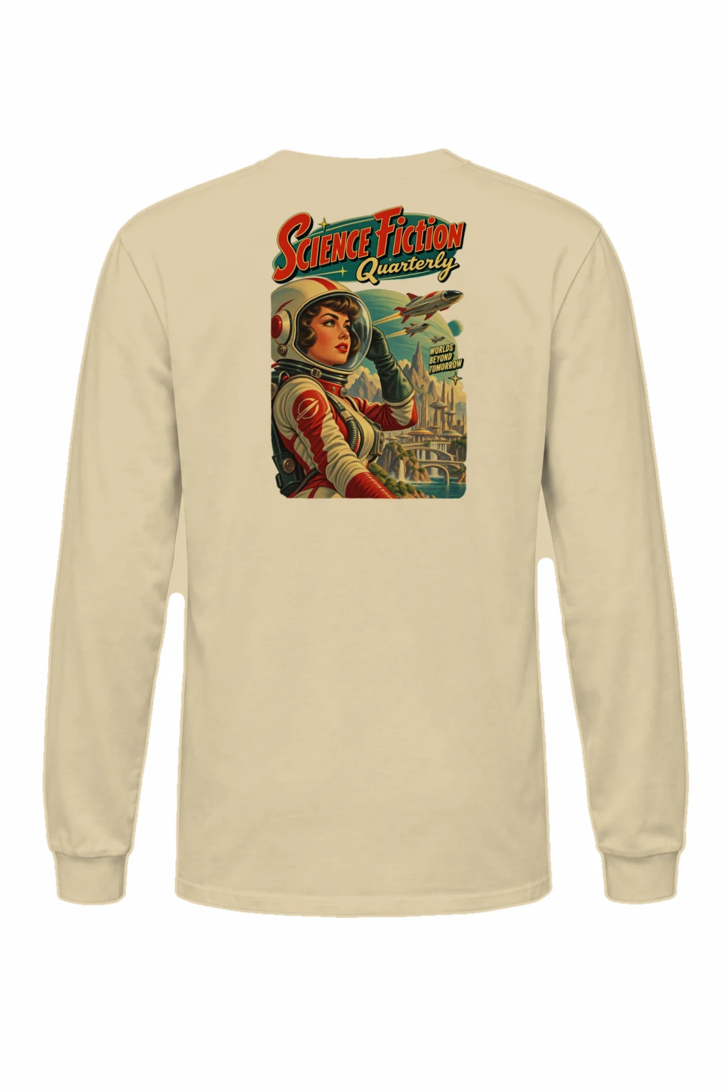 "Worlds Beyond Tomorrow" Unisex Longsleeve T-shirt | Gildan 2400