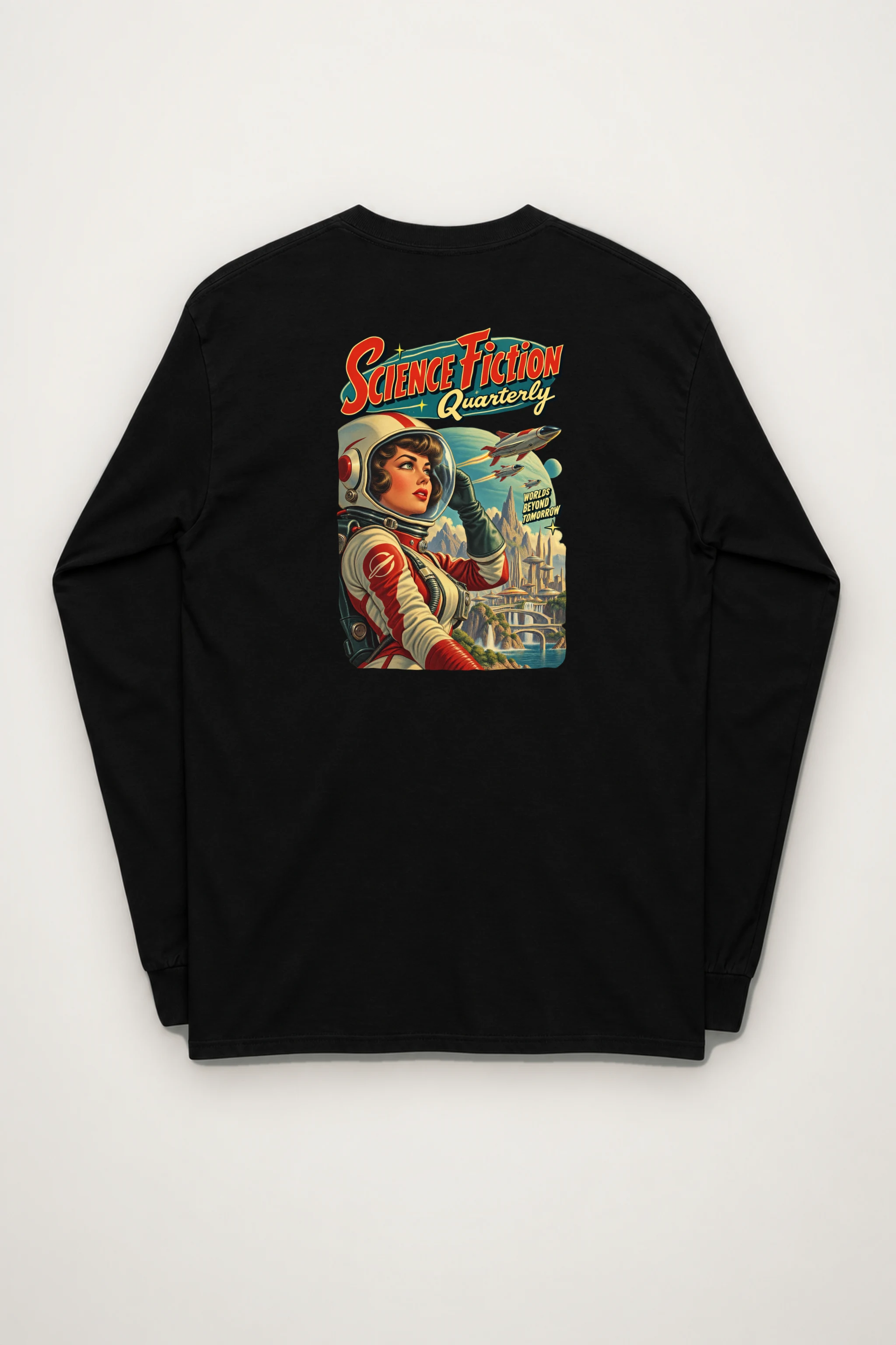 "Worlds Beyond Tomorrow" Unisex Longsleeve T-shirt