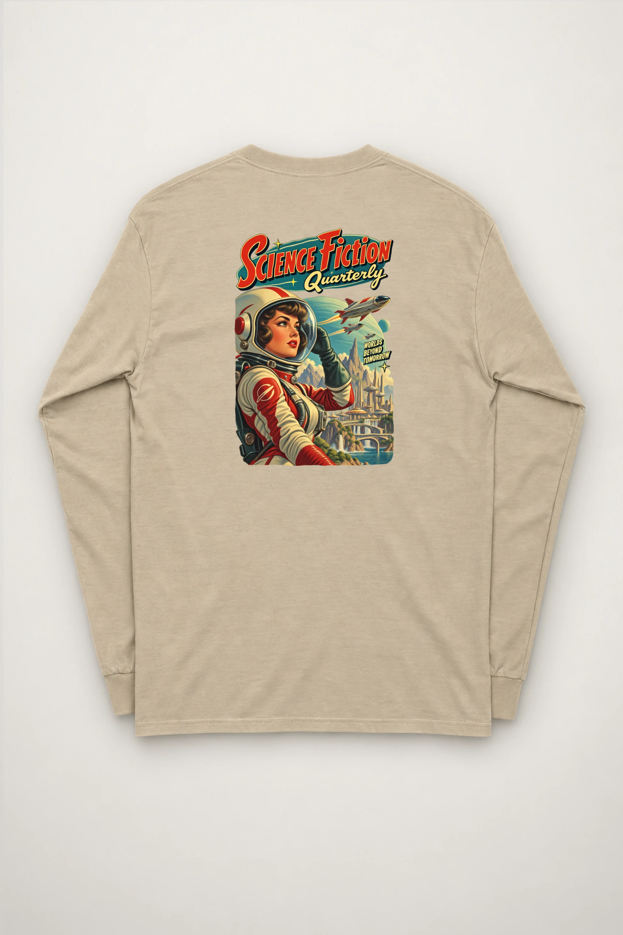 "Worlds Beyond Tomorrow" Unisex Longsleeve T-shirt