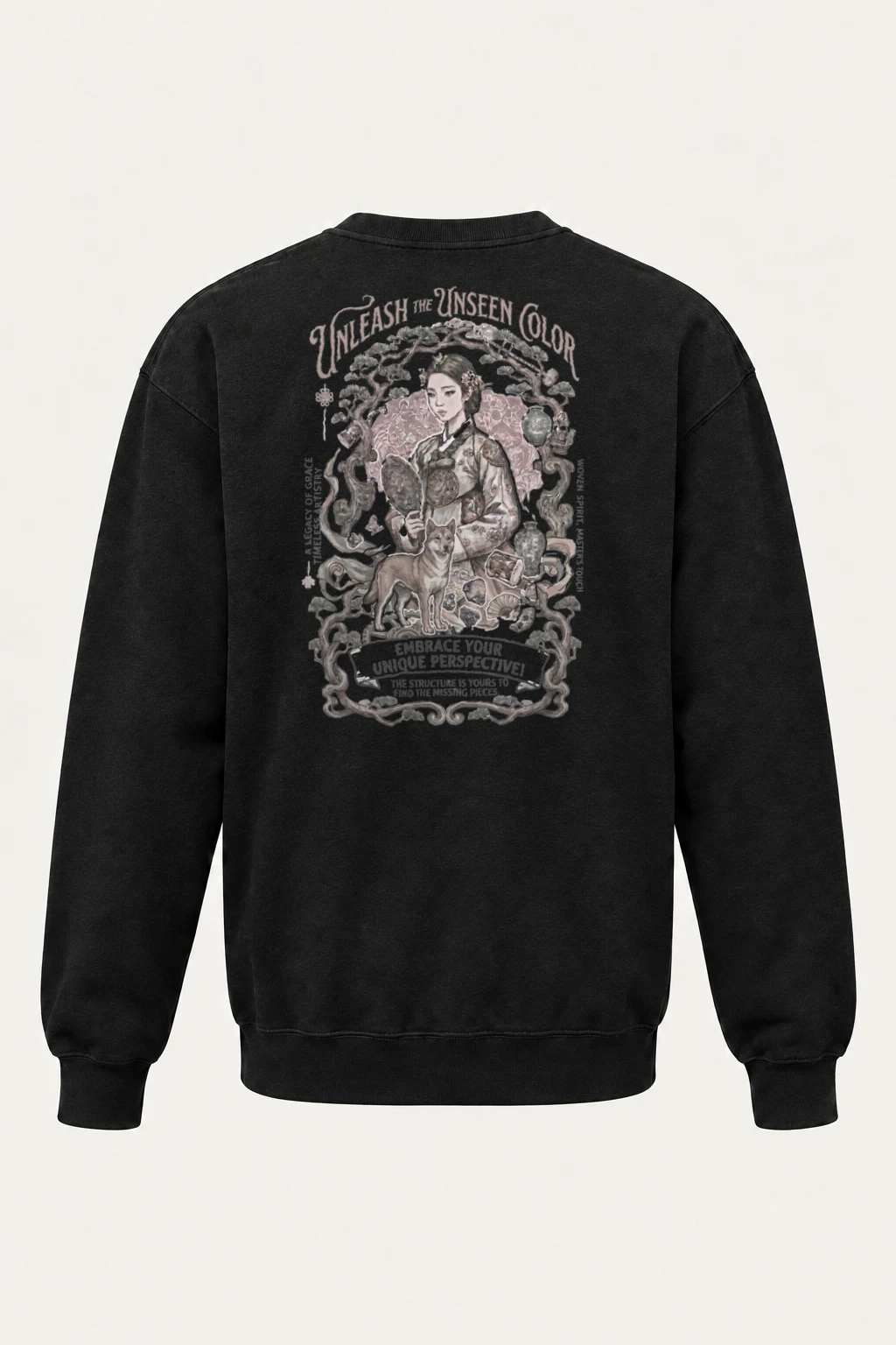 "Woven Spirit" Heavy Blend Unisex Crewneck Sweatshirt | Gildan 18000