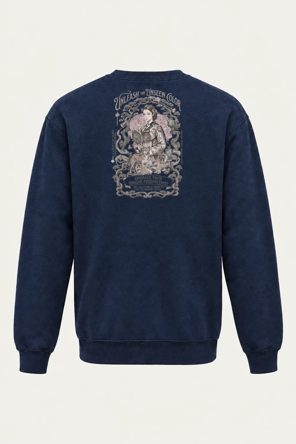"Woven Spirit" Heavy Blend Unisex Crewneck Sweatshirt | Gildan 18000
