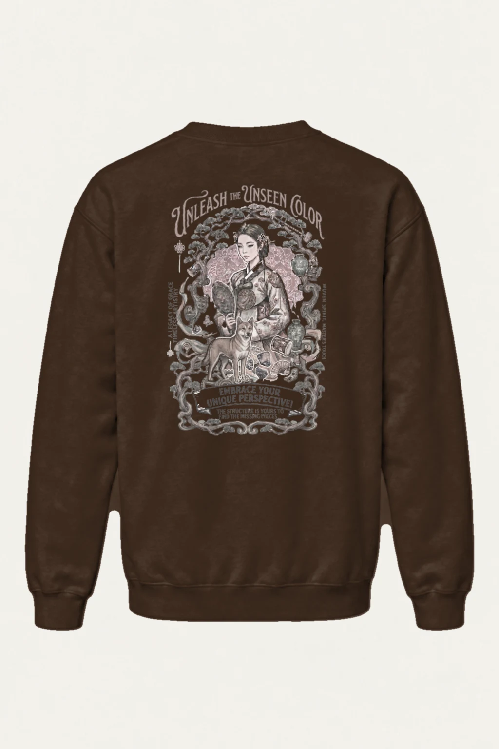 "Woven Spirit" Heavy Blend Unisex Crewneck Sweatshirt | Gildan 18000