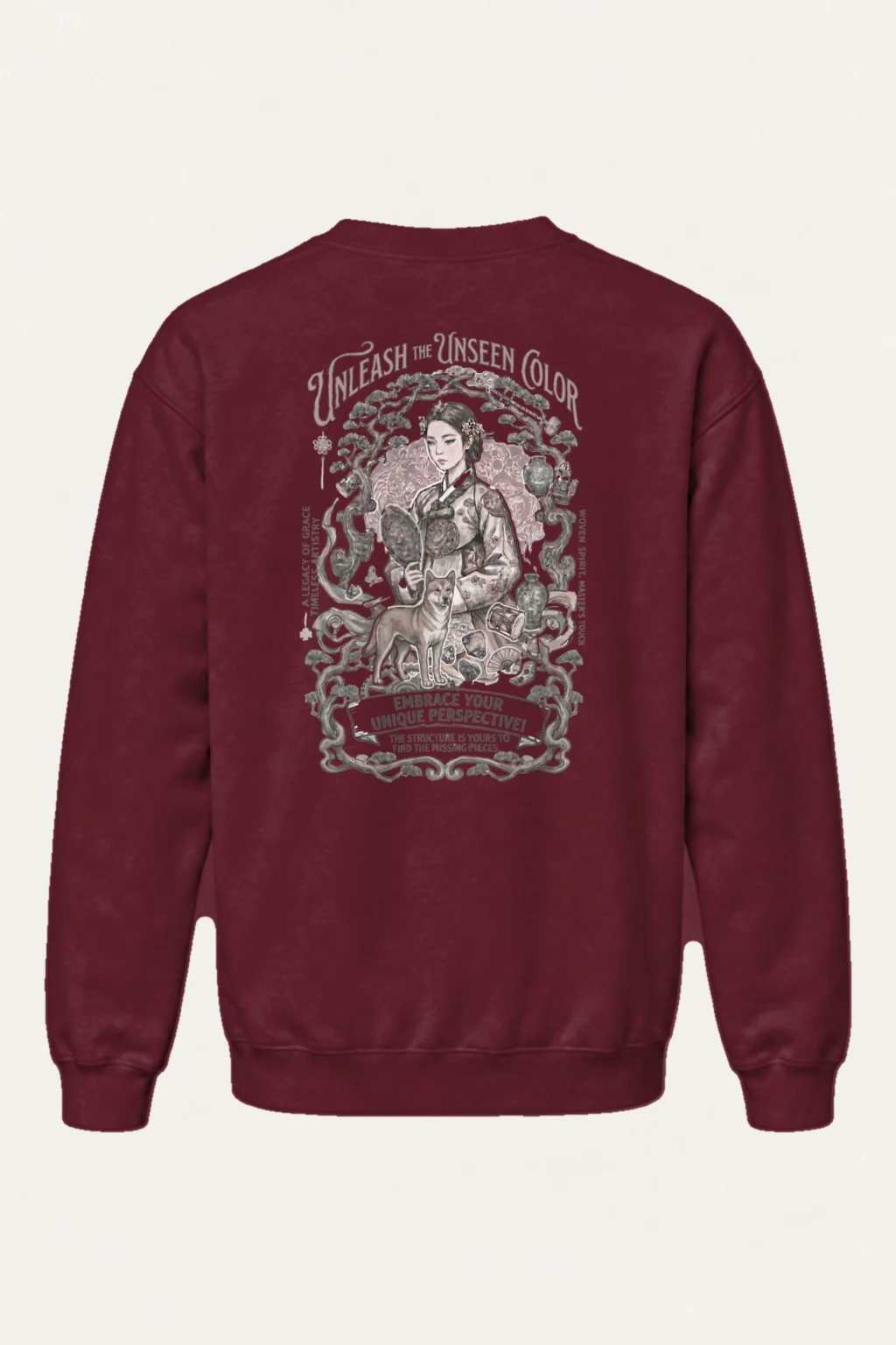 "Woven Spirit" Heavy Blend Unisex Crewneck Sweatshirt | Gildan 18000