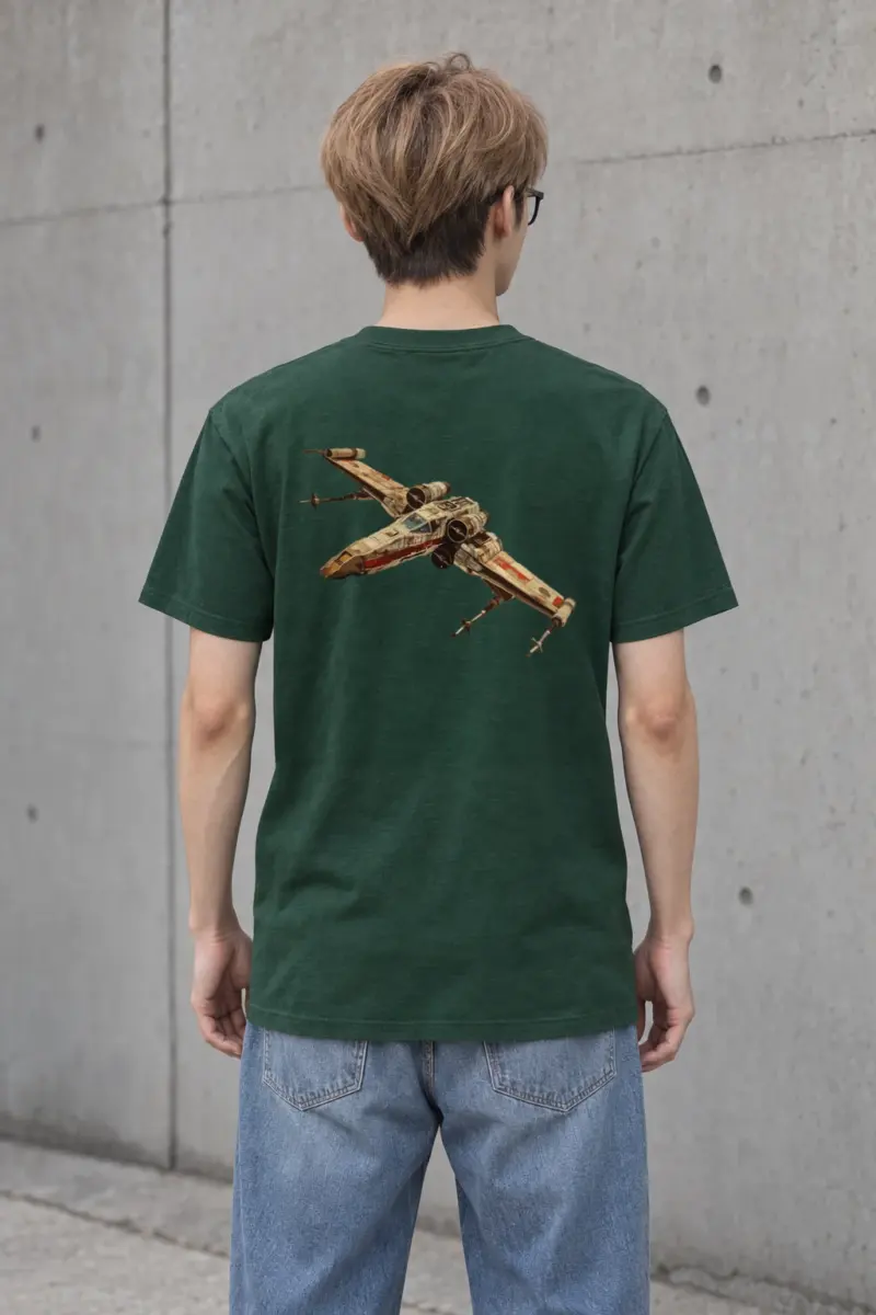 "X-Wing Technical Study" Heavyweight Unisex Crewneck T-shirt