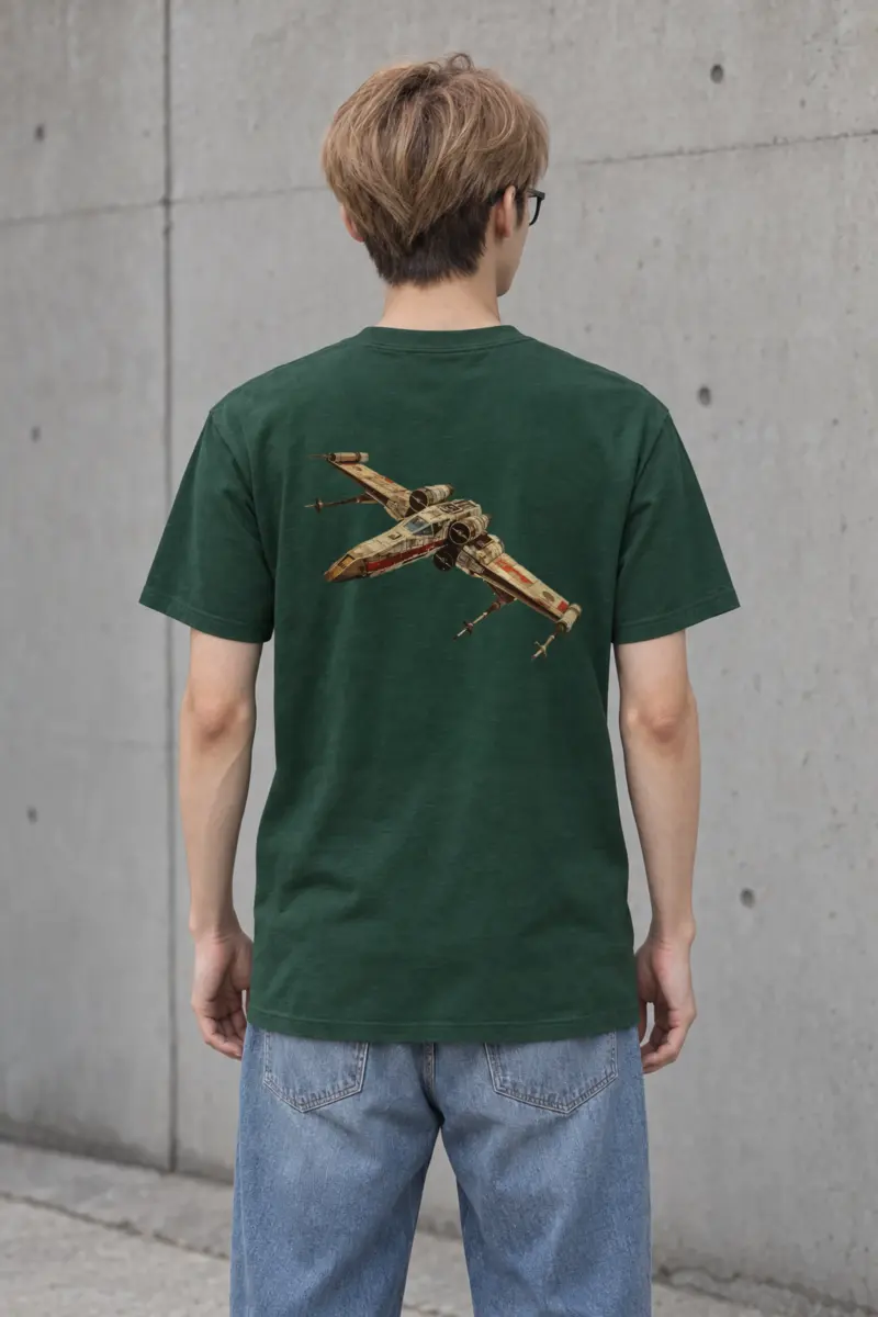 "X-Wing Technical Study" Heavyweight Unisex Crewneck T-shirt