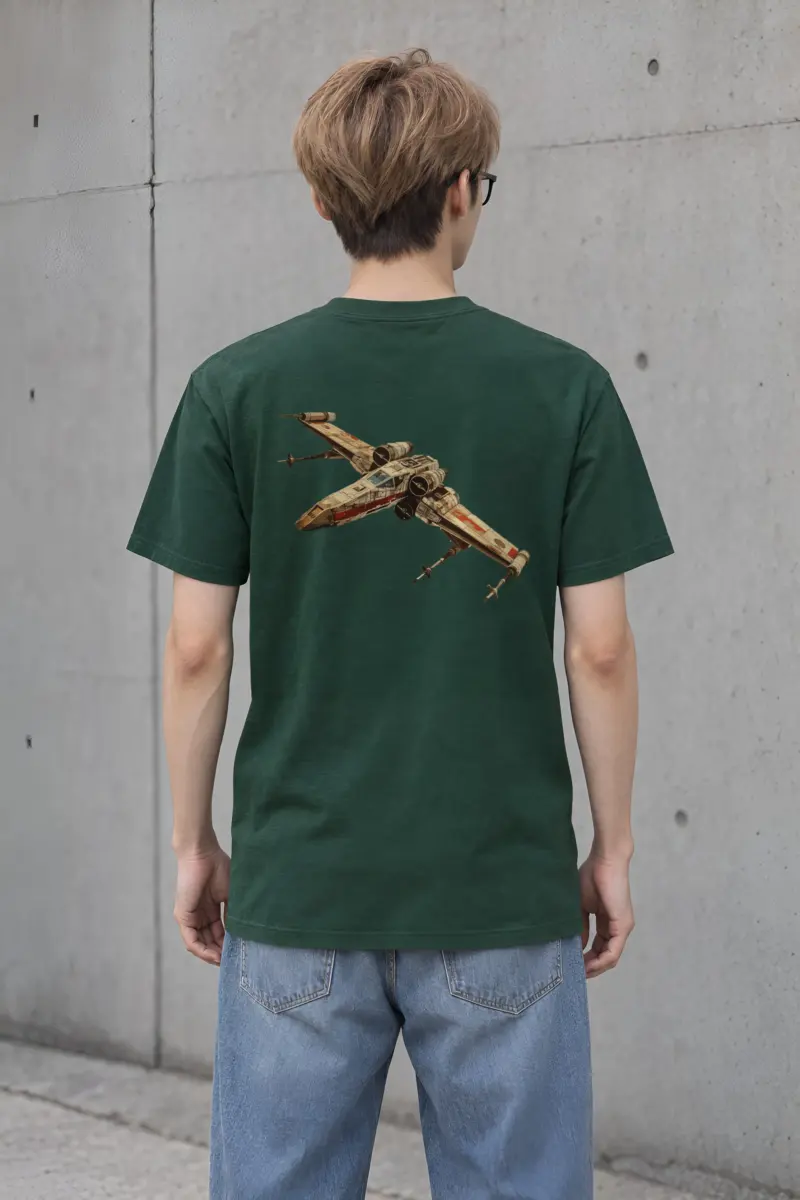 "X-Wing Technical Study" Heavyweight Unisex Crewneck T-shirt