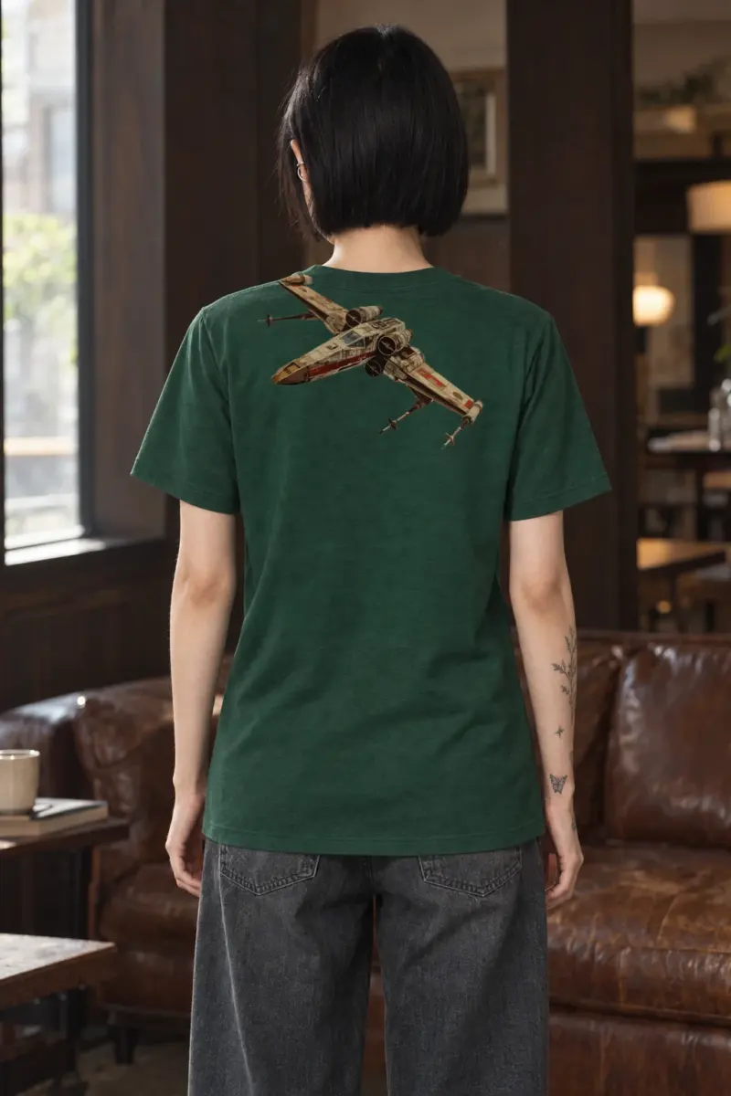 "X-Wing Technical Study" Heavyweight Unisex Crewneck T-shirt