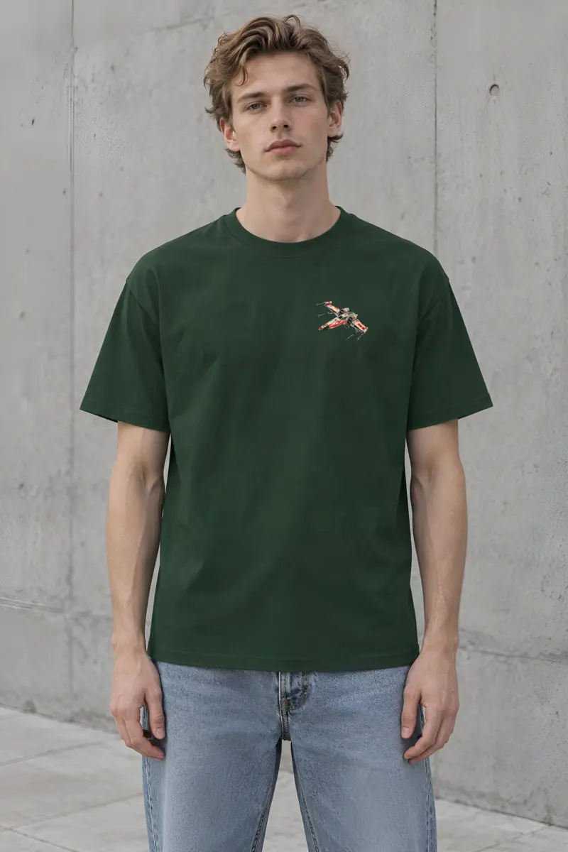 "X-Wing Technical Study" Heavyweight Unisex Crewneck T-shirt