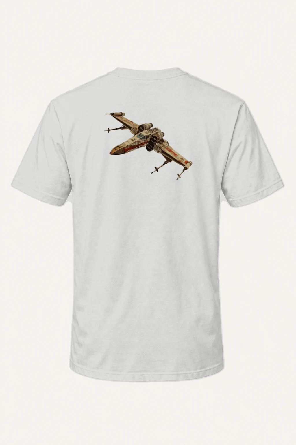 "X-Wing Technical Study" Heavyweight Unisex Crewneck T-shirt | Gildan 5000