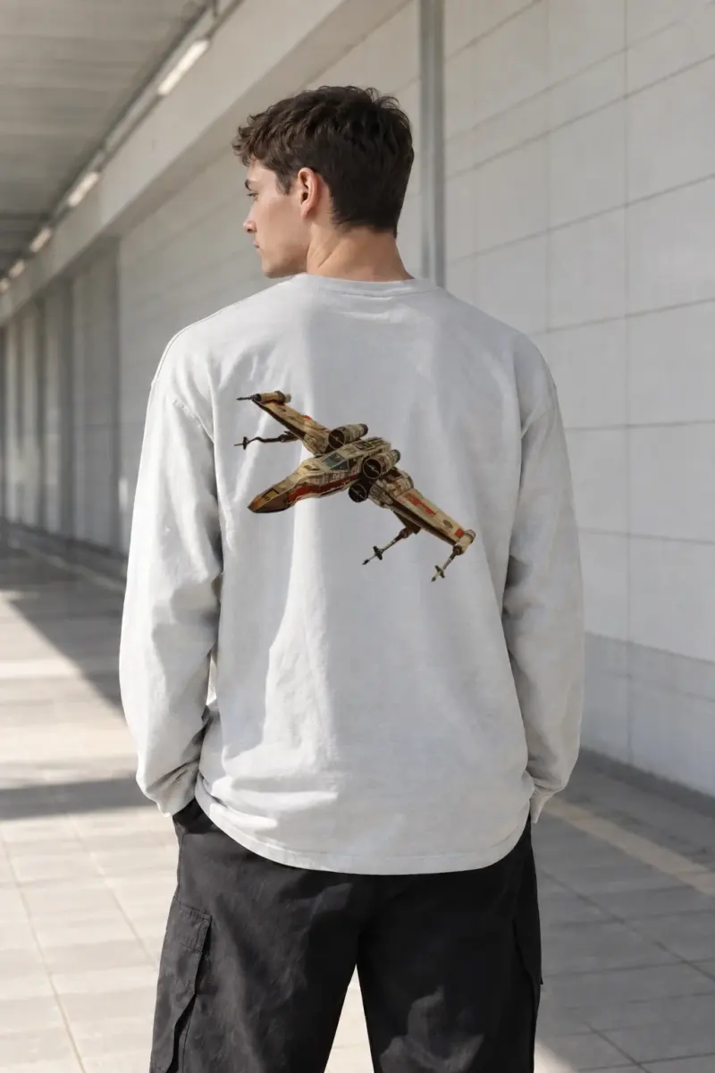 "X-Wing Technical Study" Unisex Longsleeve T-shirt | Gildan 2400