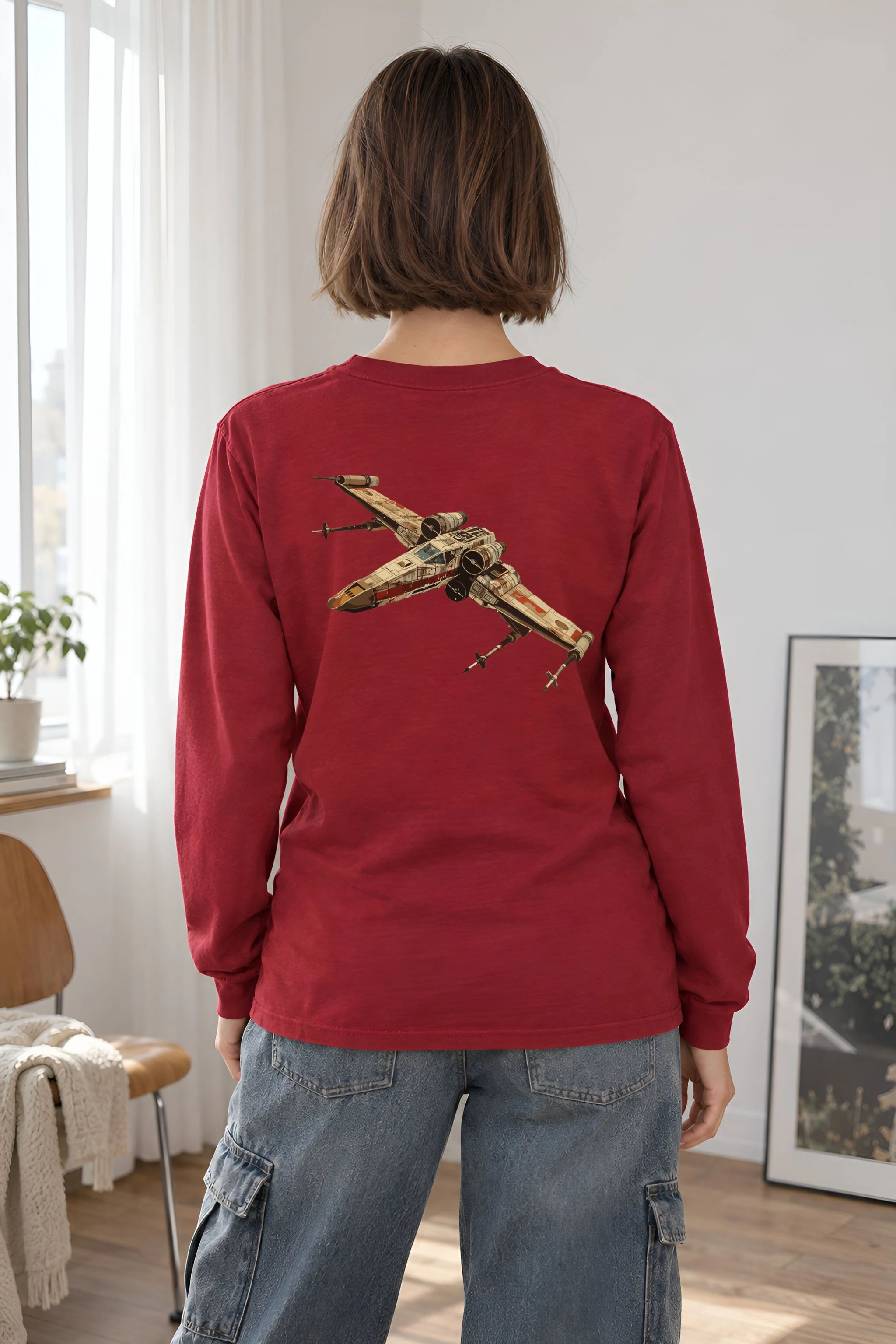 "X-Wing Technical Study" Unisex Longsleeve T-shirt