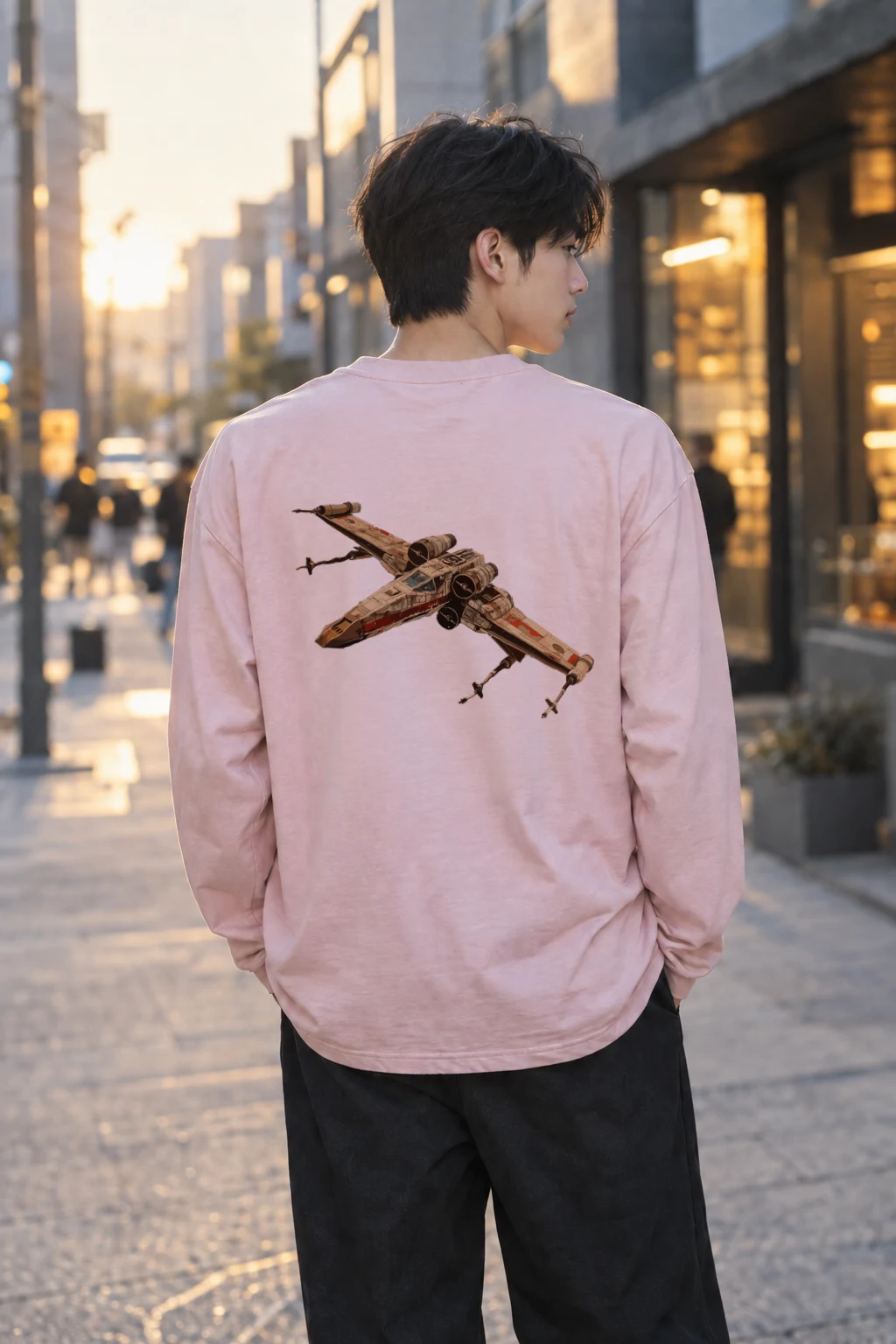 "X-Wing Technical Study" Unisex Longsleeve T-shirt | Gildan 2400
