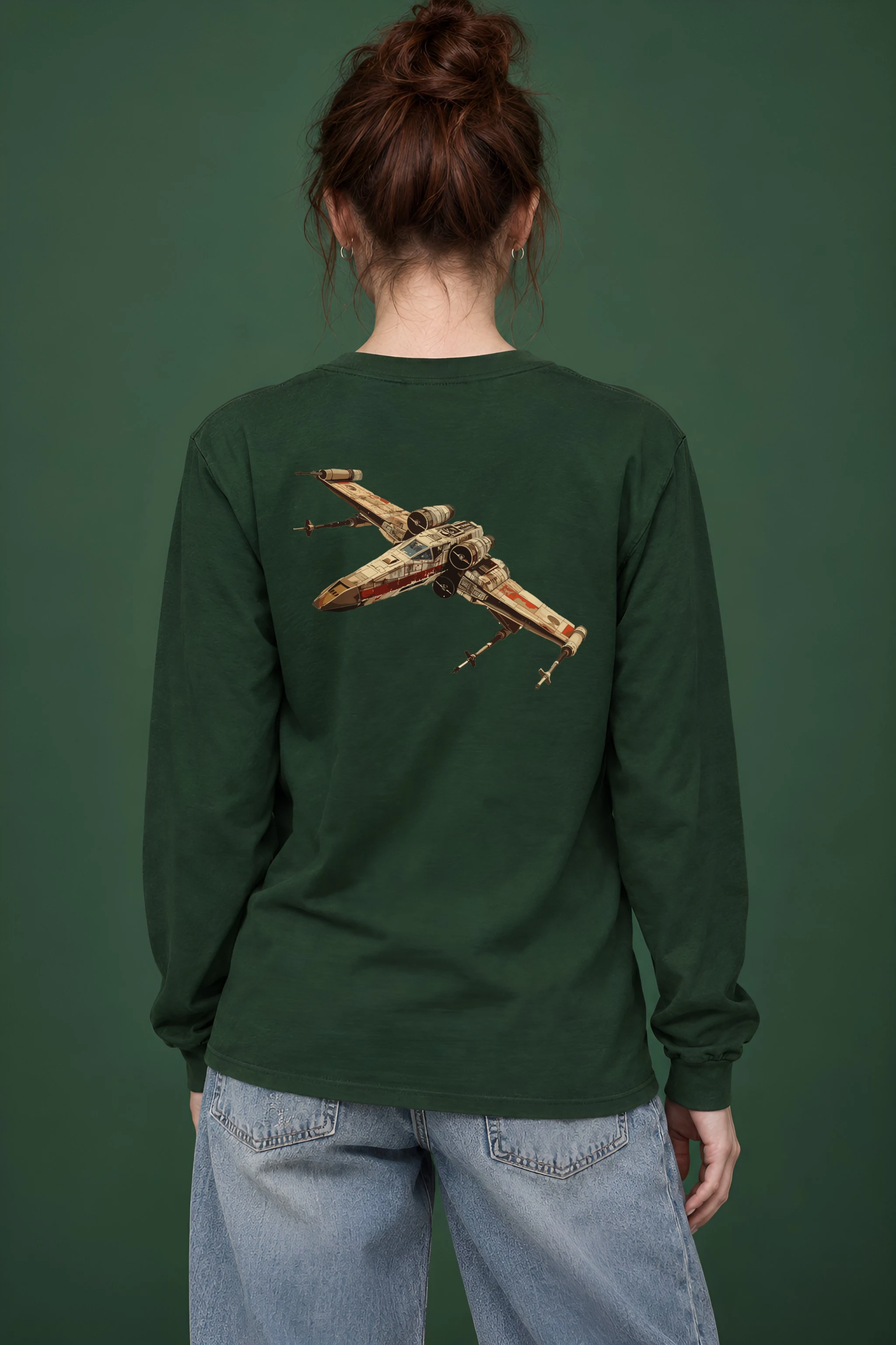 "X-Wing Technical Study" Unisex Longsleeve T-shirt