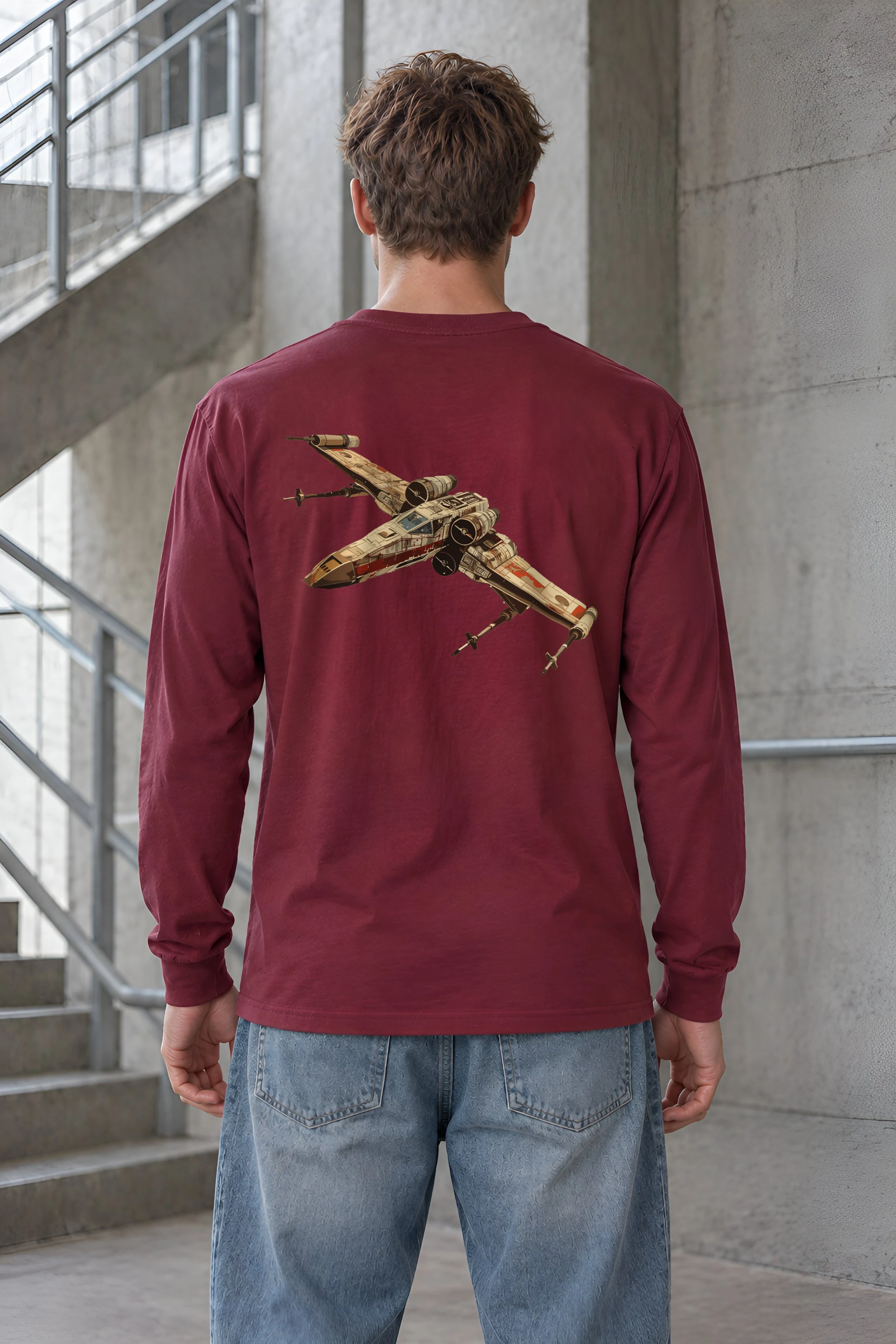 "X-Wing Technical Study" Unisex Longsleeve T-shirt