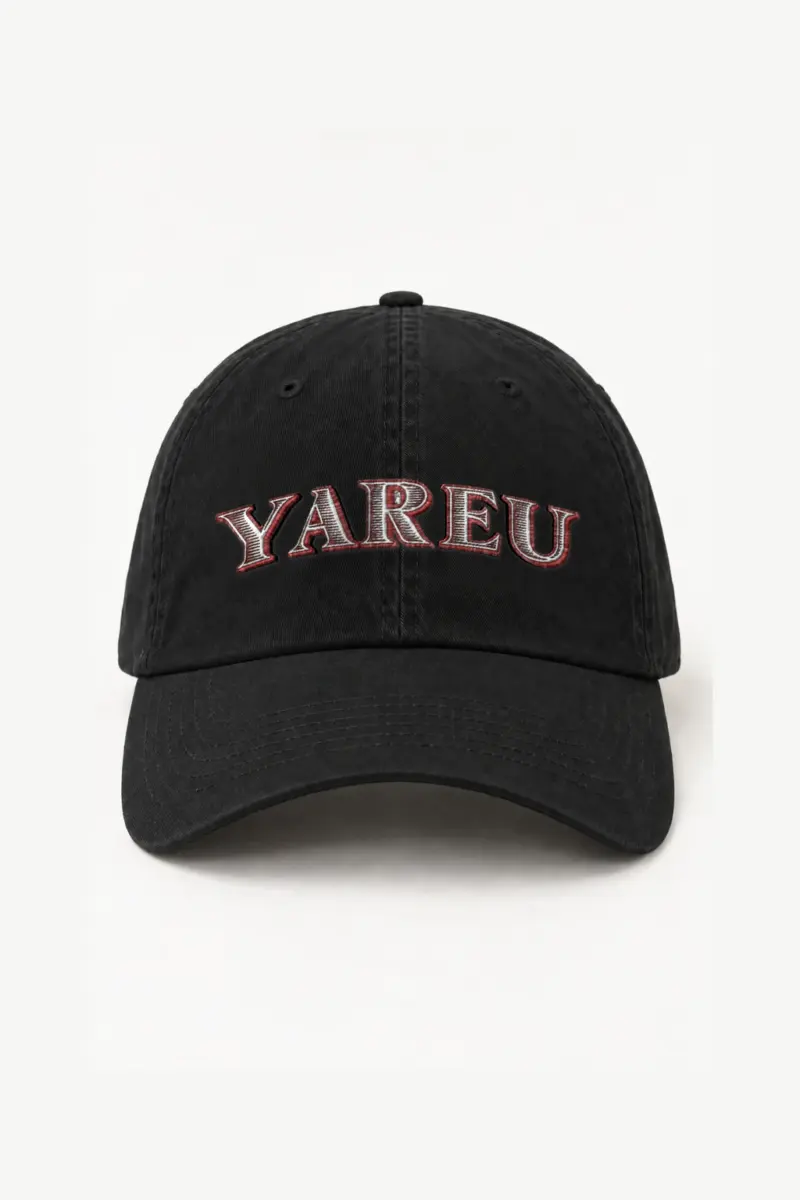 "Yareu Varsity Arch" Classic Dad Hat · Embroidered | Yupoong 6245CM