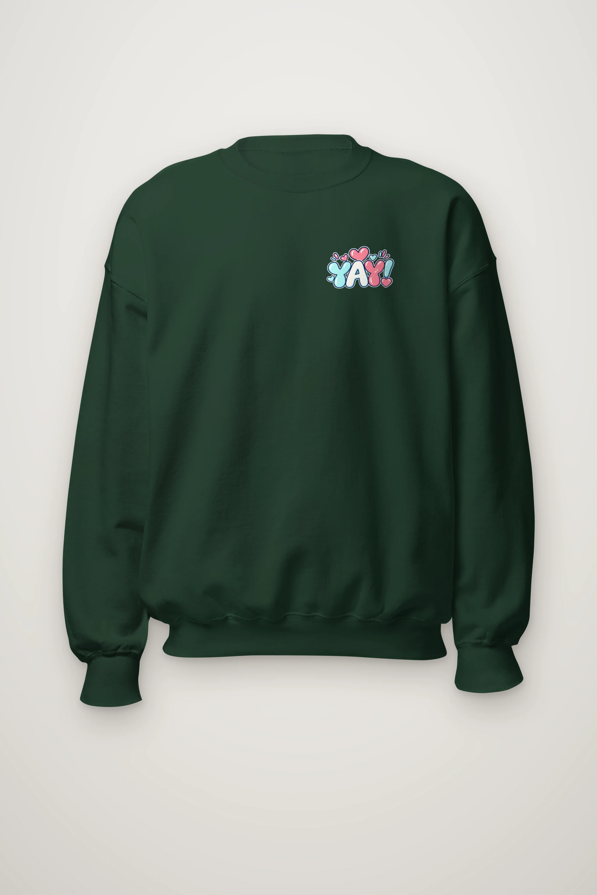 "YAY Selfie Girl" Heavy Blend Unisex Crewneck Sweatshirt