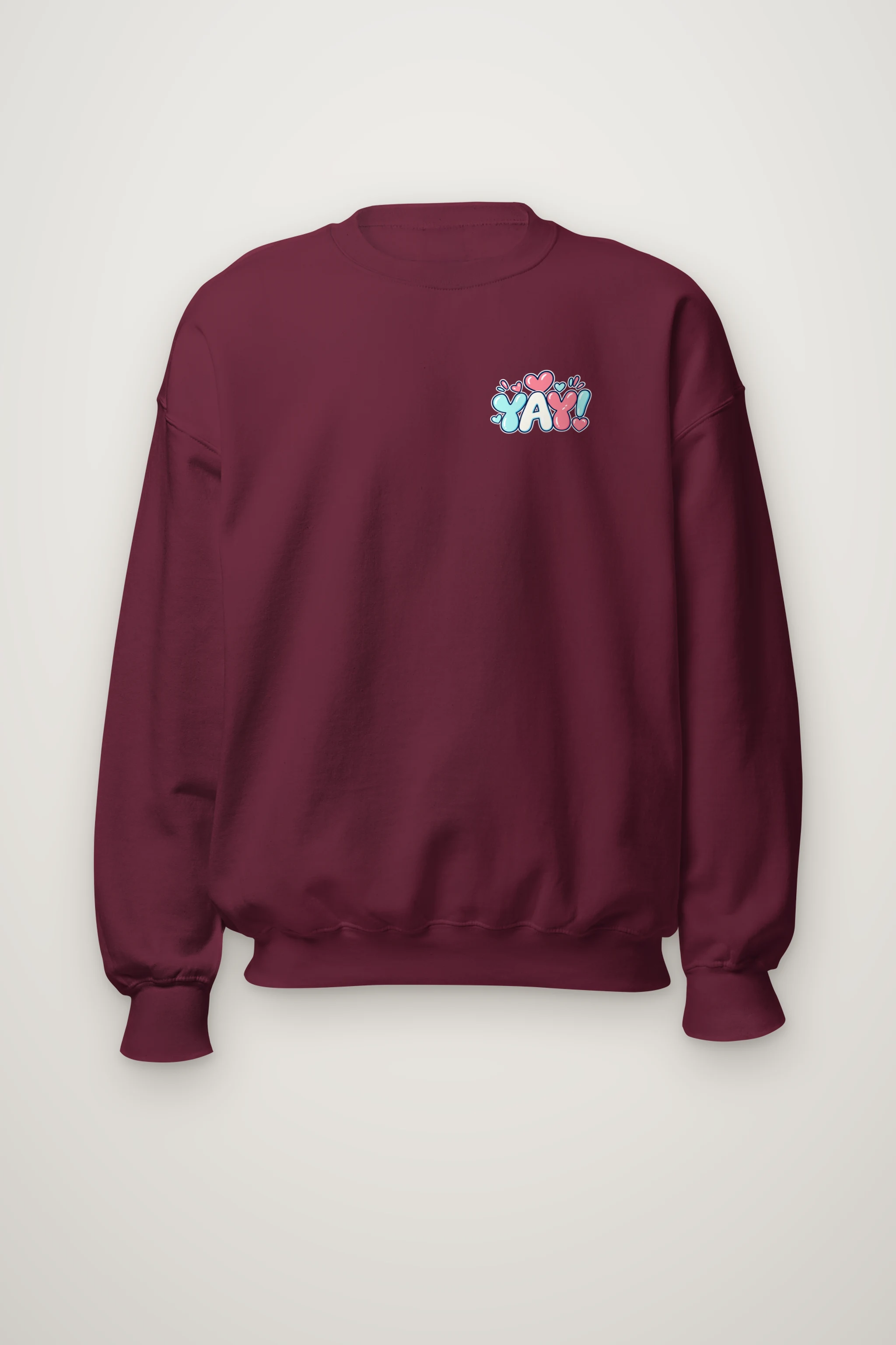 "YAY Selfie Girl" Heavy Blend Unisex Crewneck Sweatshirt