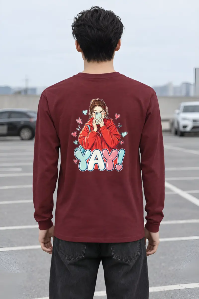 "Yay Selfie Girl" Unisex Longsleeve T-shirt
