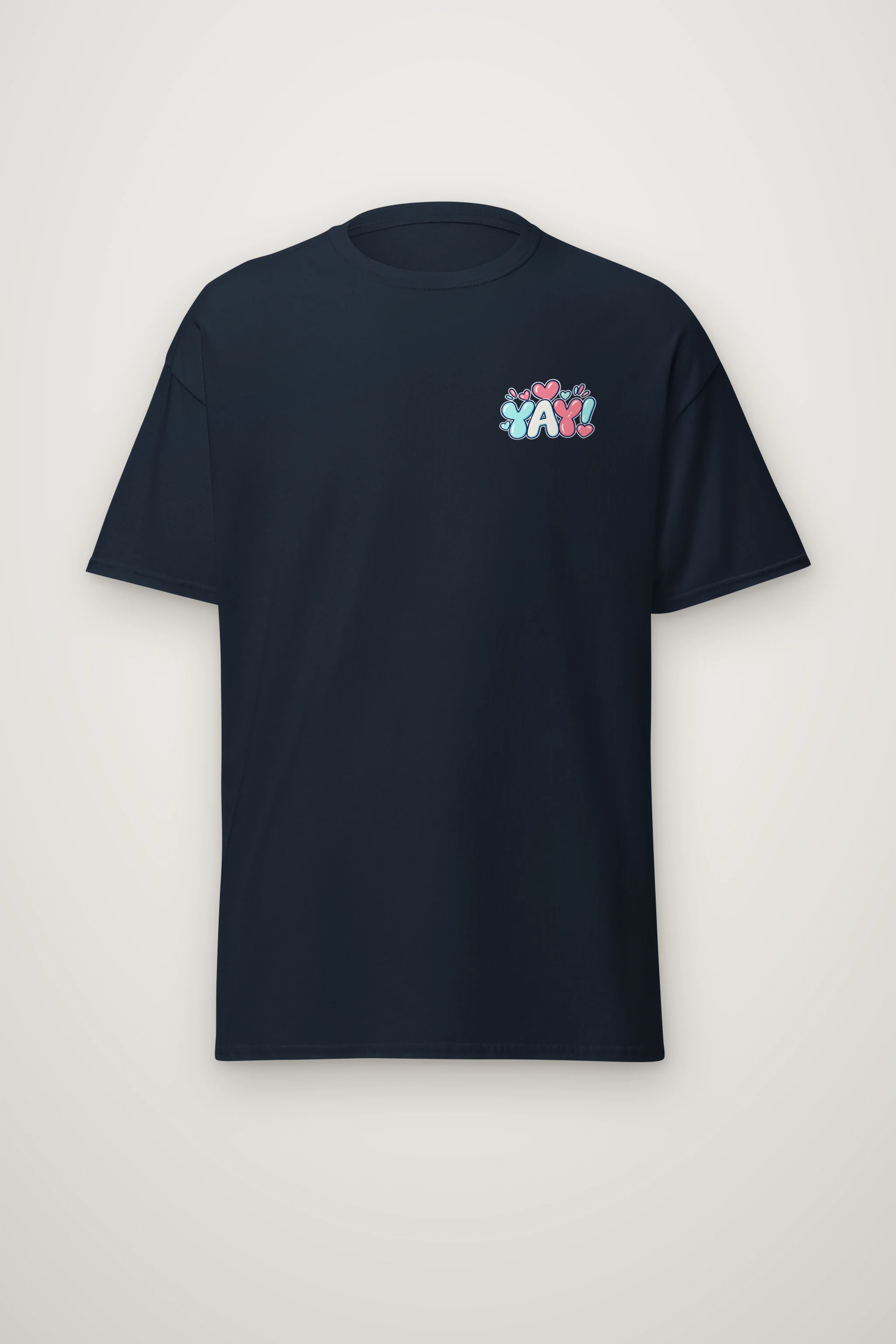 "Yay Selfie" Heavyweight Unisex Crewneck T-shirt