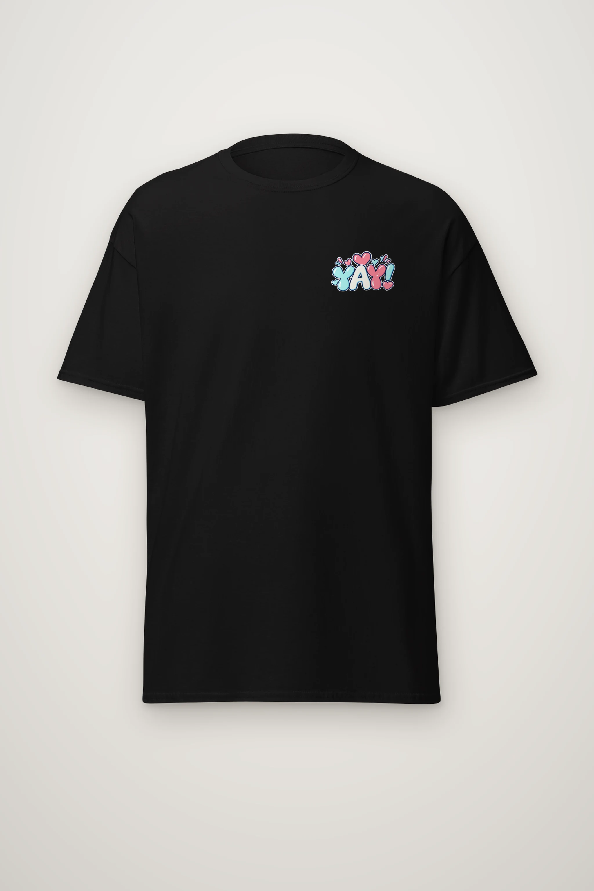 "Yay Selfie" Heavyweight Unisex Crewneck T-shirt