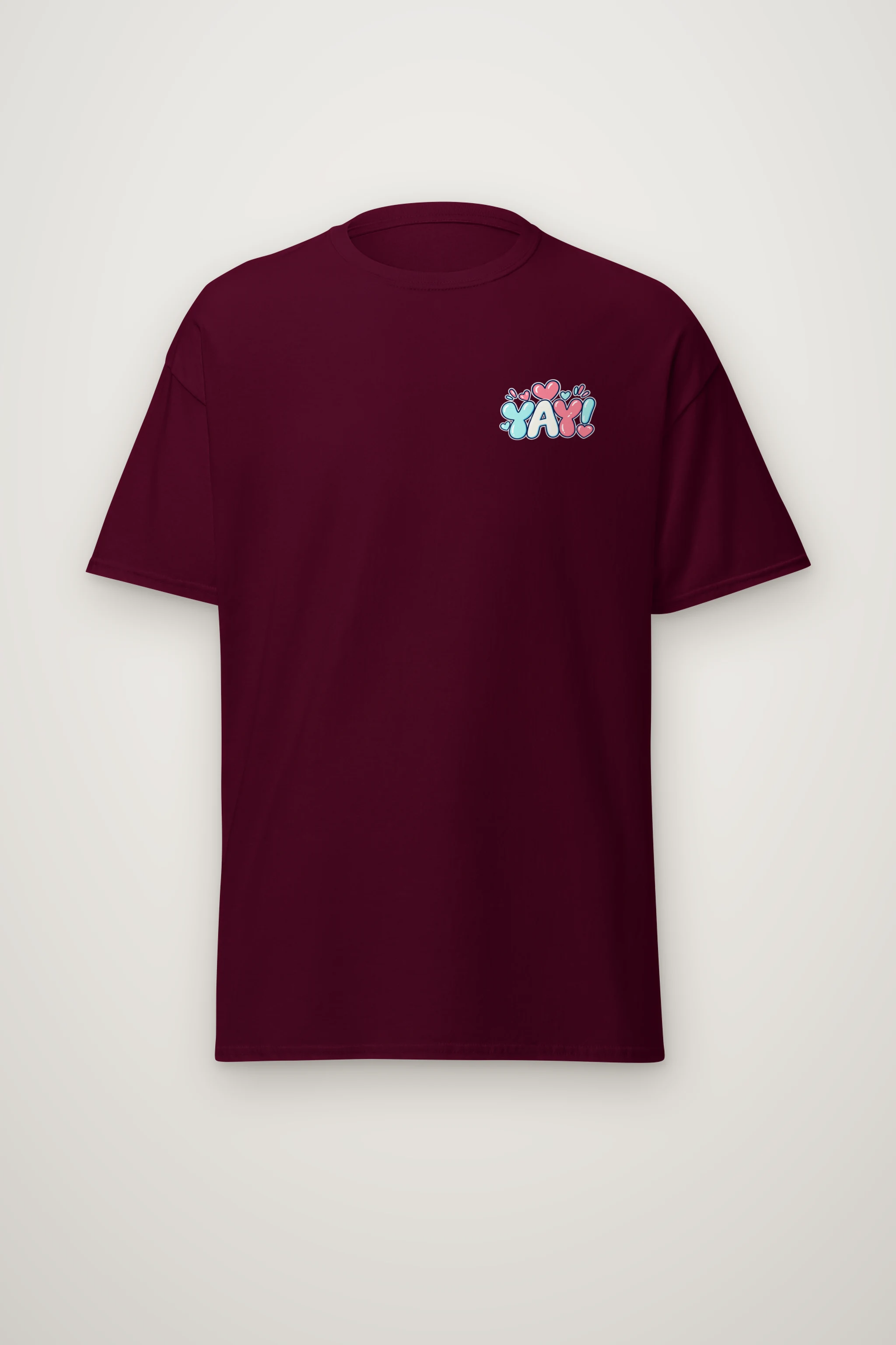 "Yay Selfie" Heavyweight Unisex Crewneck T-shirt